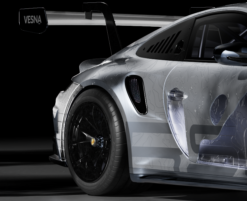 Porsche 911. Transformation: an art form. — 3D, Анимация на Dprofile