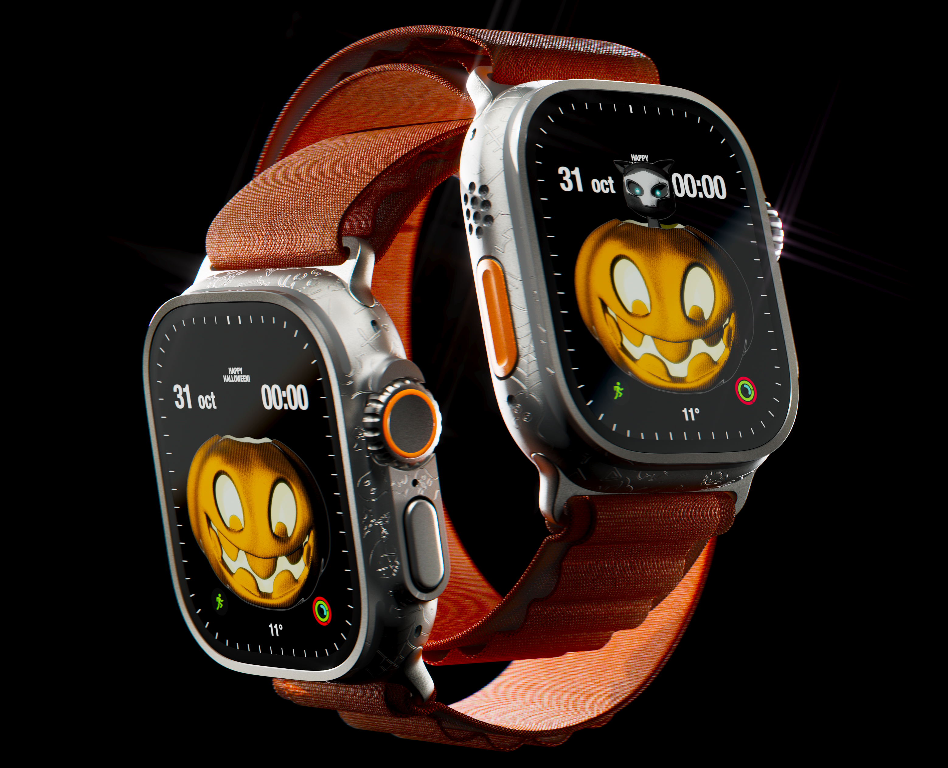 Custom Apple Watch | Halloween | CGI на Dprofile