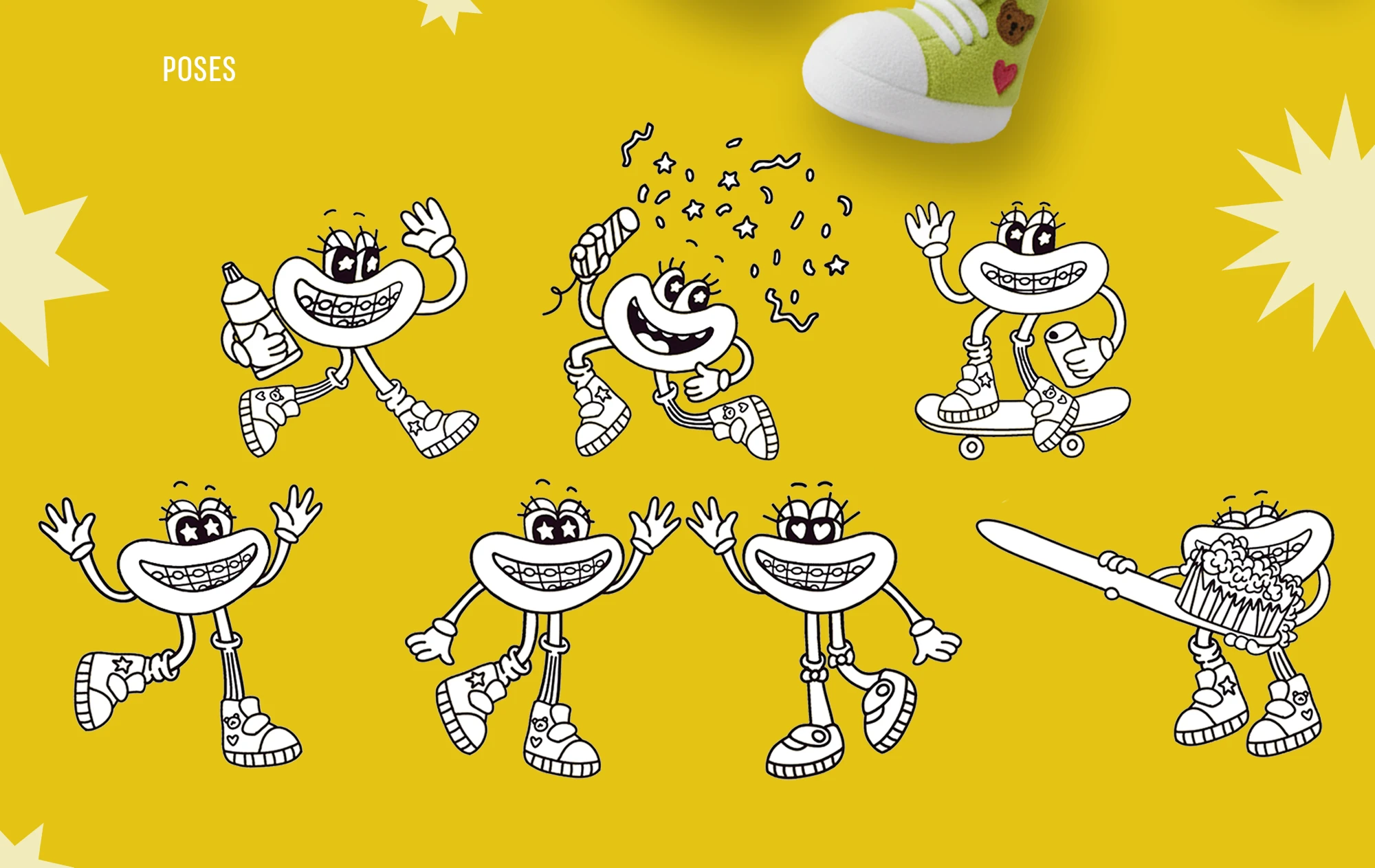 Персонаж Улыбочка — Изображение №6 — Брендинг, Иллюстрация на Dprofile