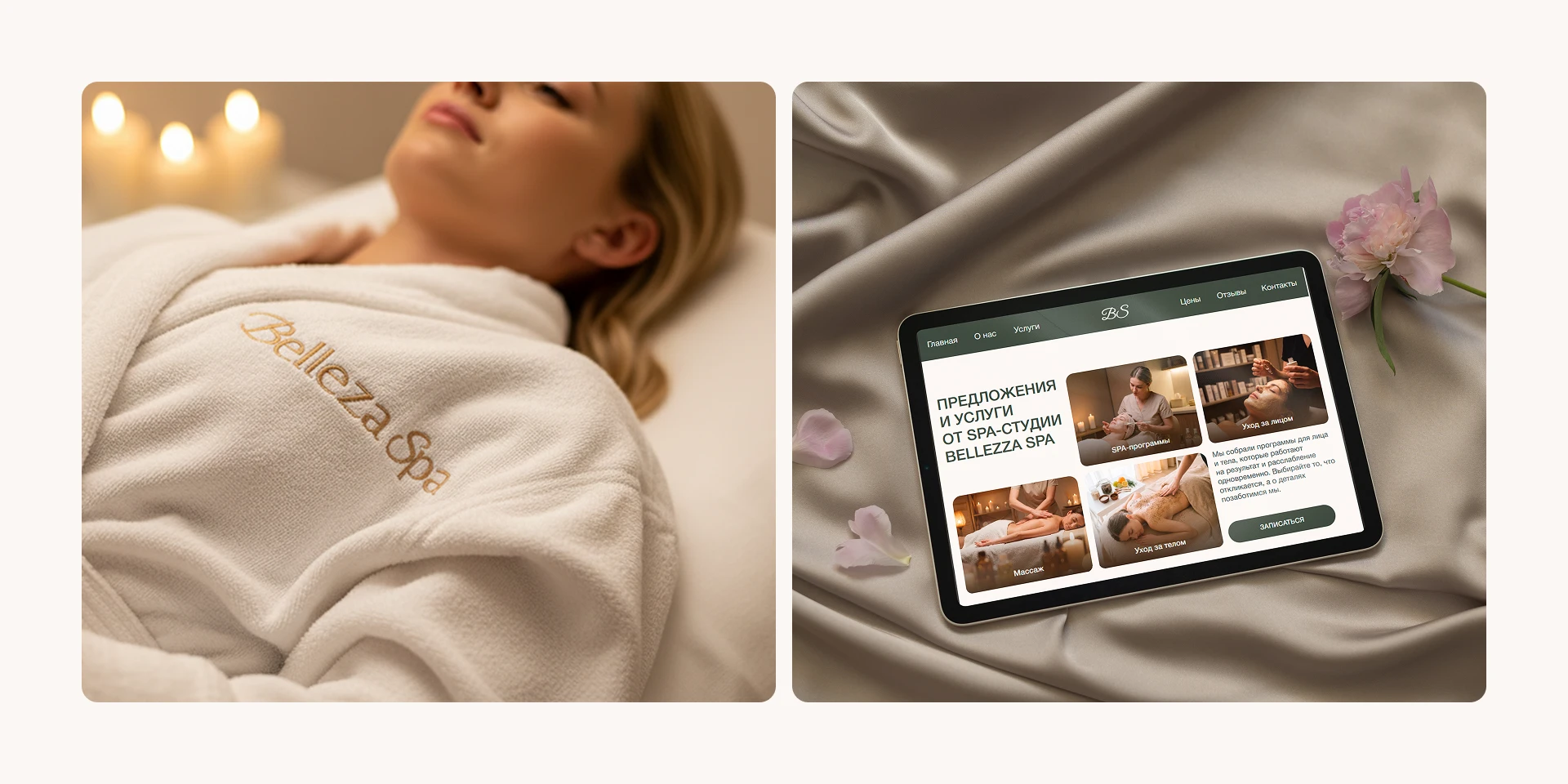 Лендинг Spa-студии "Bellazza Spa" — Изображение №5 — Интерфейсы на Dprofile
