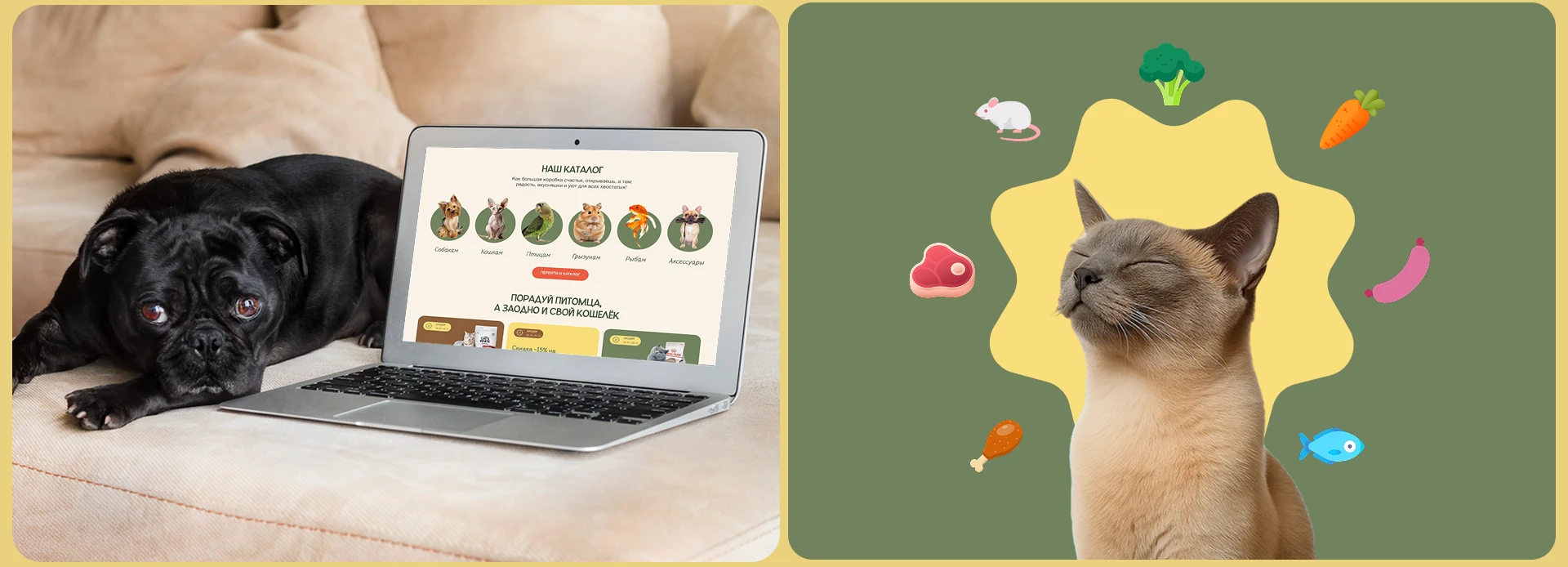 Зоотовары ONLINE SHOP — Изображение №10 — Интерфейсы на Dprofile
