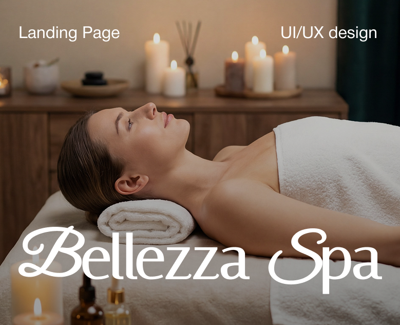 Лендинг Spa-студии "Bellazza Spa" — Интерфейсы на Dprofile