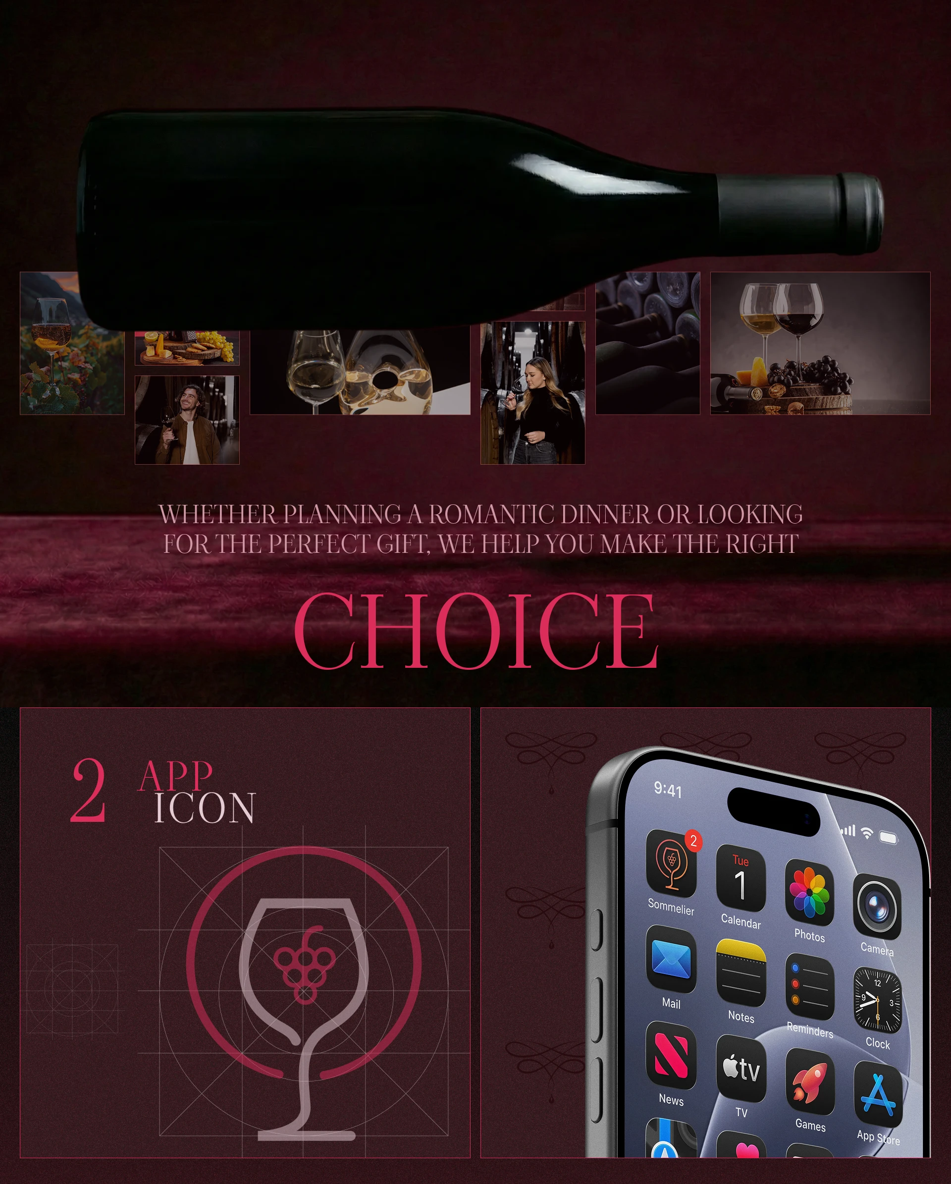 Mon Sommelier Quotidien: приложение для выбора вина — Изображение №3 — Интерфейсы на Dprofile