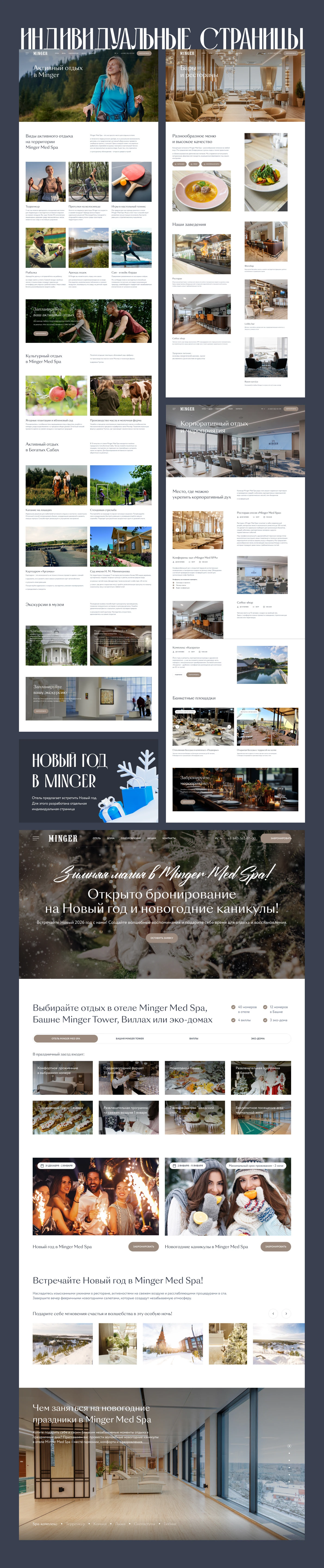 Minger Med Spa / Медицинский центр премиум класса — Изображение №6 — Интерфейсы на Dprofile