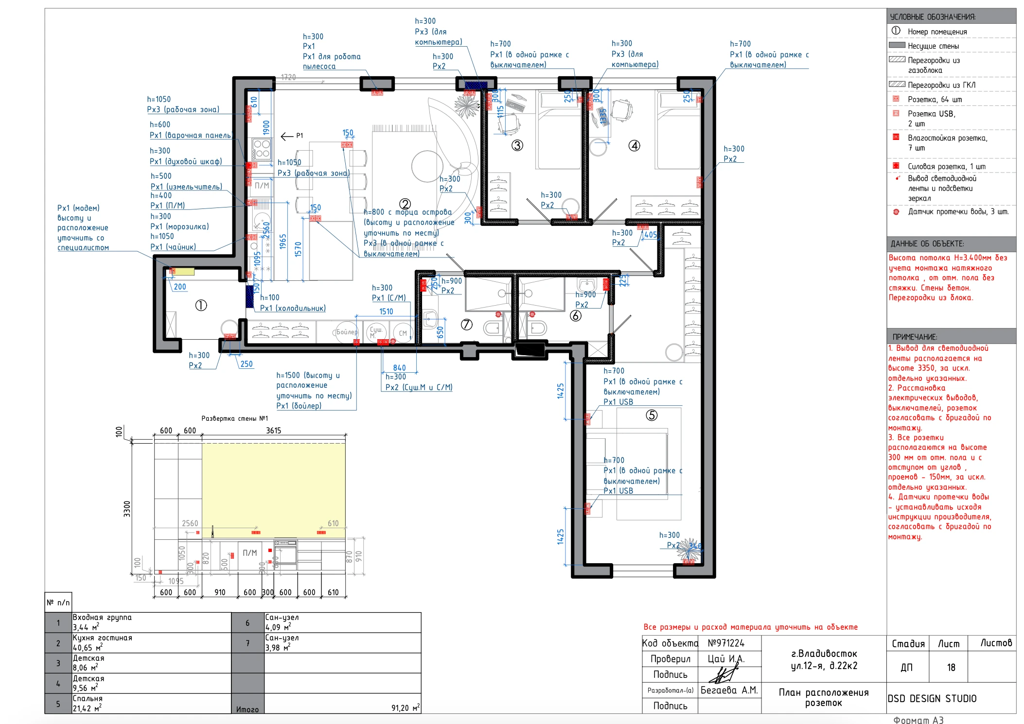 Альбом технической документации  94,04м² — Изображение №18 — Архитектура на Dprofile