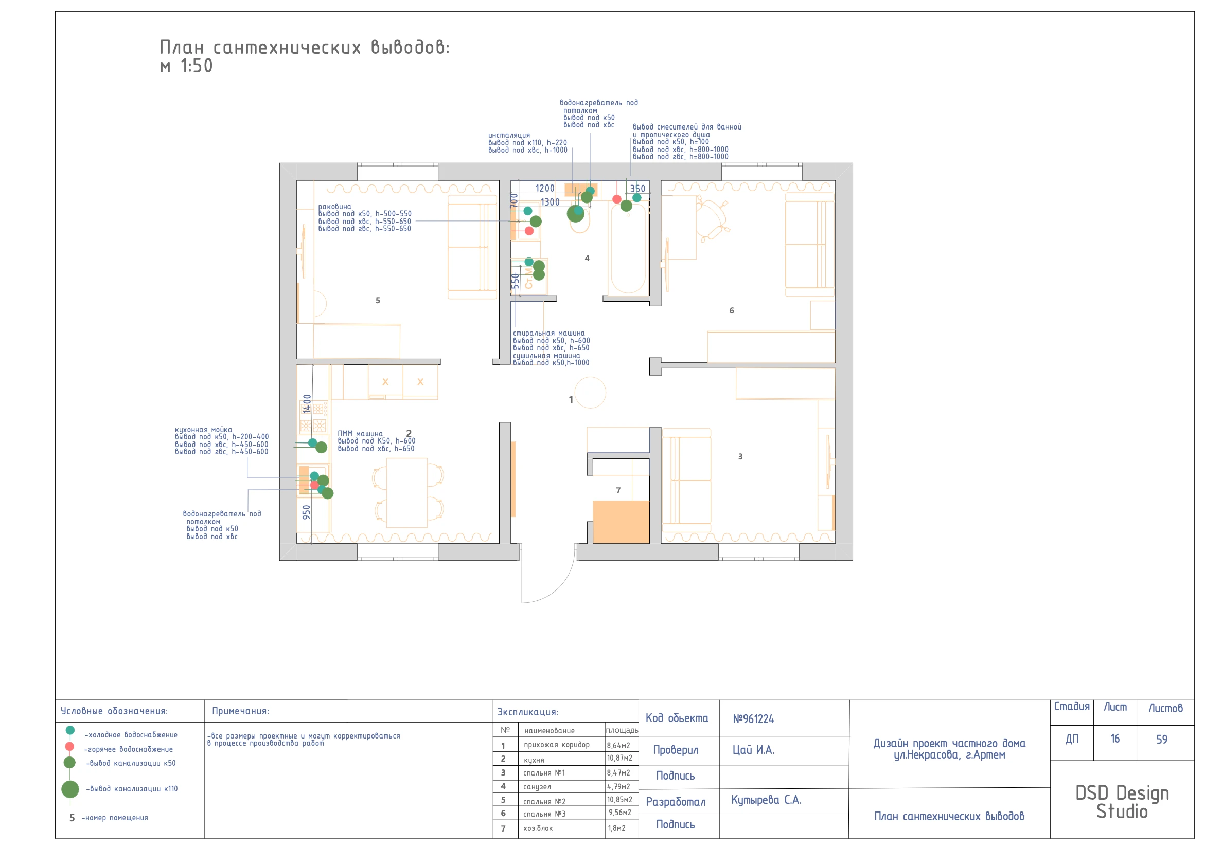 Полный дизайн-проект частного дома 55м² — Изображение №6 — Архитектура на Dprofile