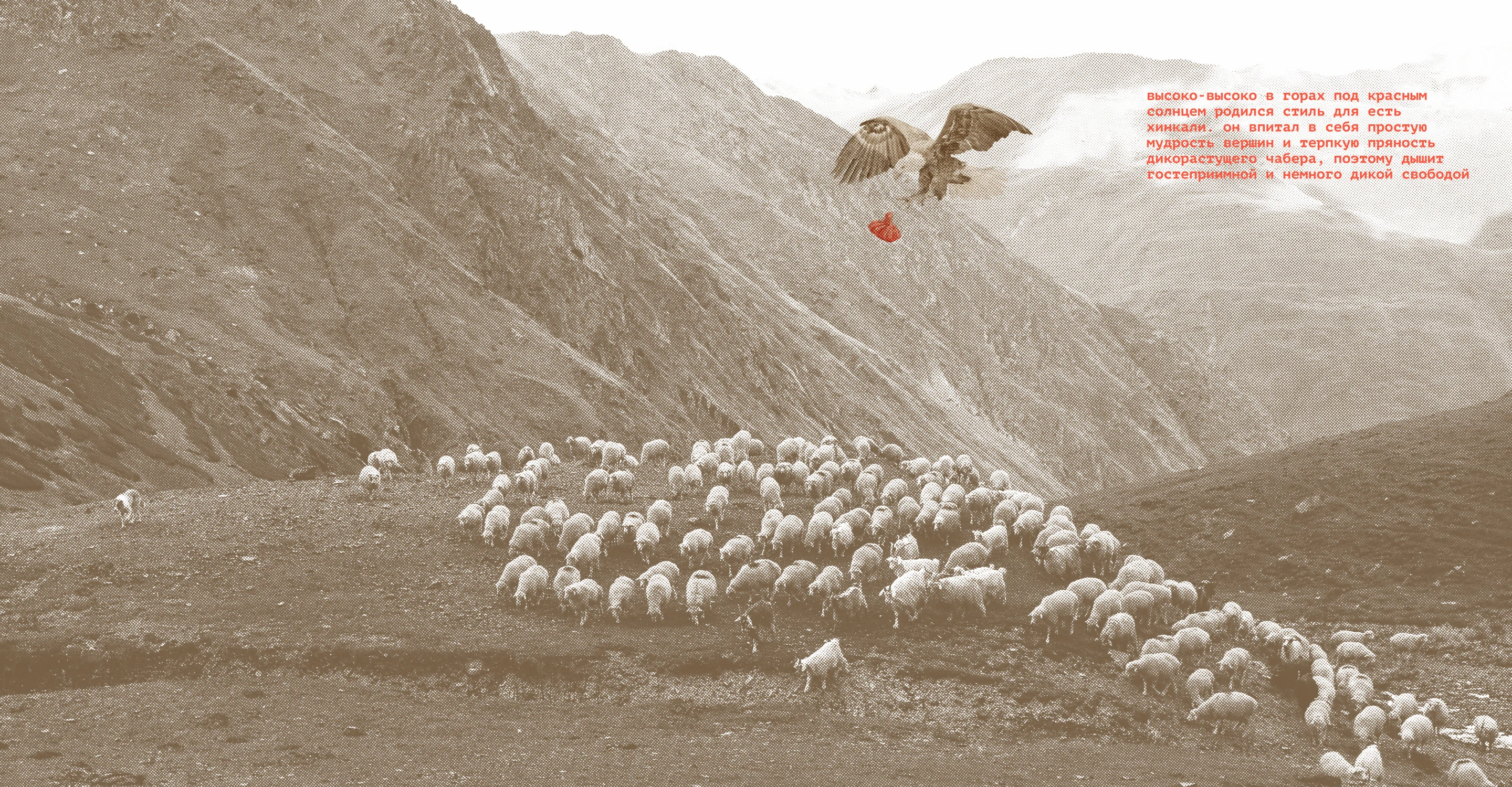 Грузинское бистро «Есть хинкали» — Изображение №1 — Брендинг, Графика на Dprofile