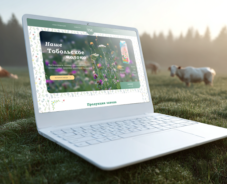 Молокозавод — информационный сайт — Интерфейсы, Брендинг на Dprofile