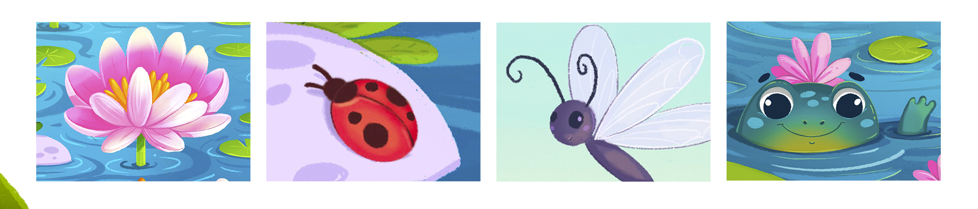 Веселый счет забавных лягушат. От 1 до 10. — Изображение №13 — Иллюстрация на Dprofile