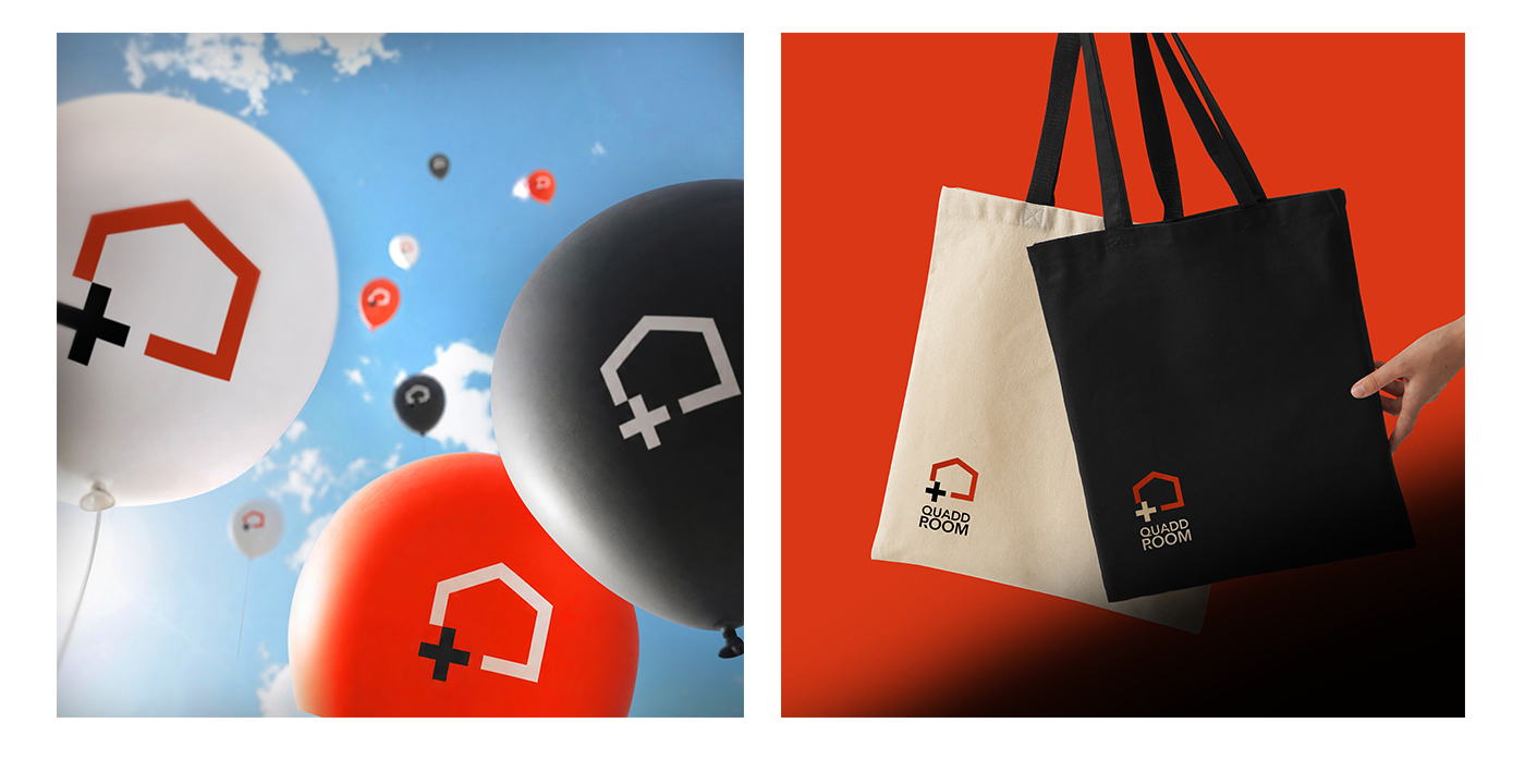 QUADDROOM | Фирменный стиль строительной компании — Изображение №13 — Брендинг на Dprofile