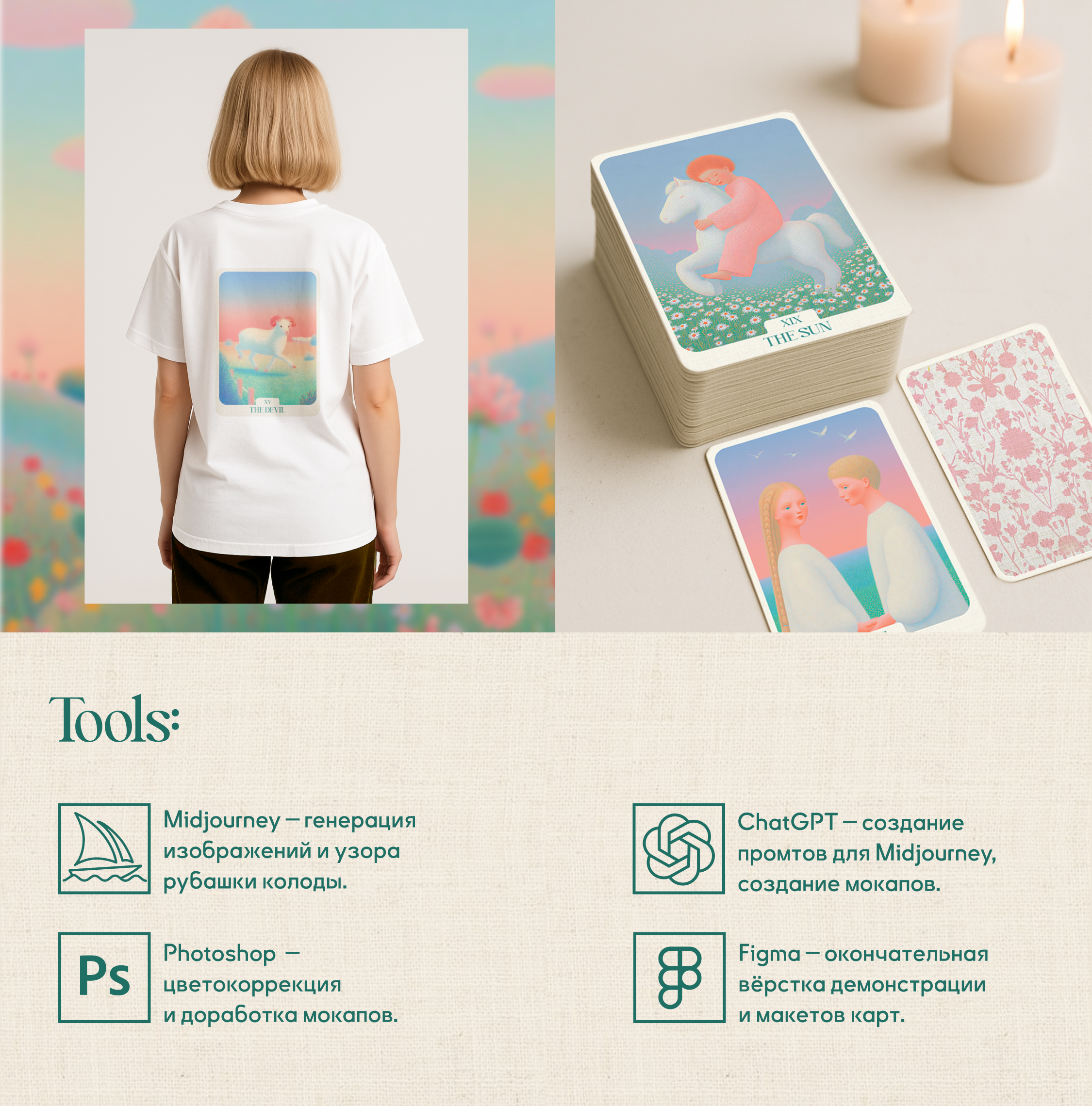 The Cozy Memories Tarot: визуальная концепция — Изображение №5 — Интерфейсы, Графика на Dprofile