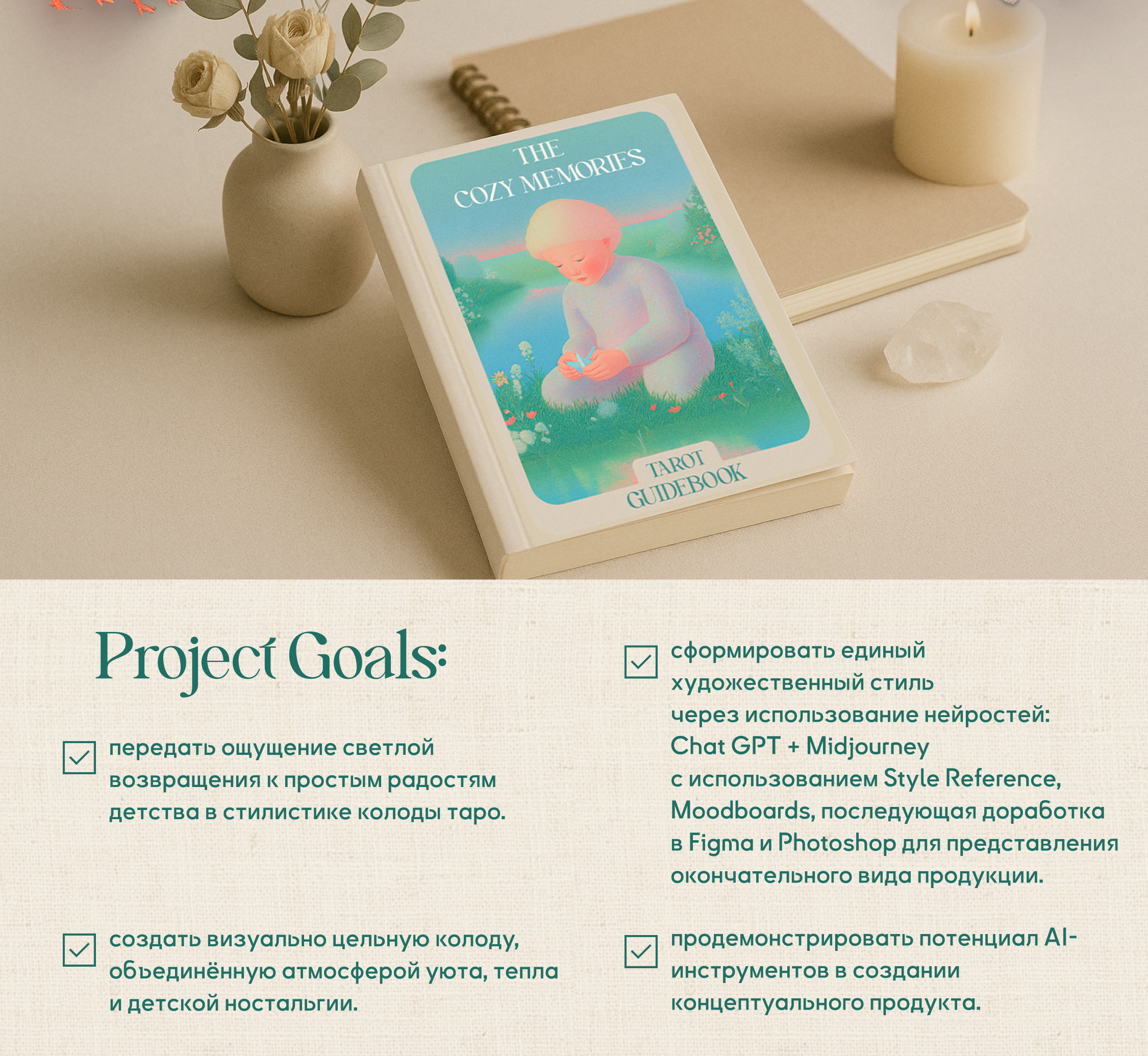 The Cozy Memories Tarot: визуальная концепция — Изображение №2 — Интерфейсы, Графика на Dprofile