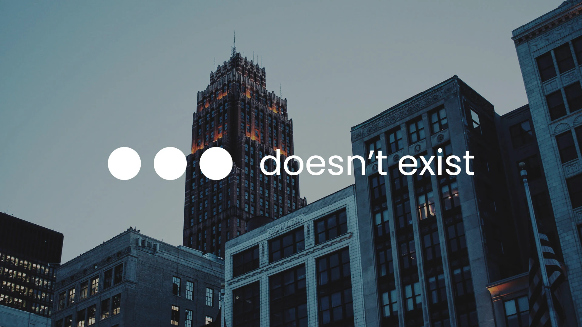 Doesn't exist — Изображение №2 — Брендинг на Dprofile