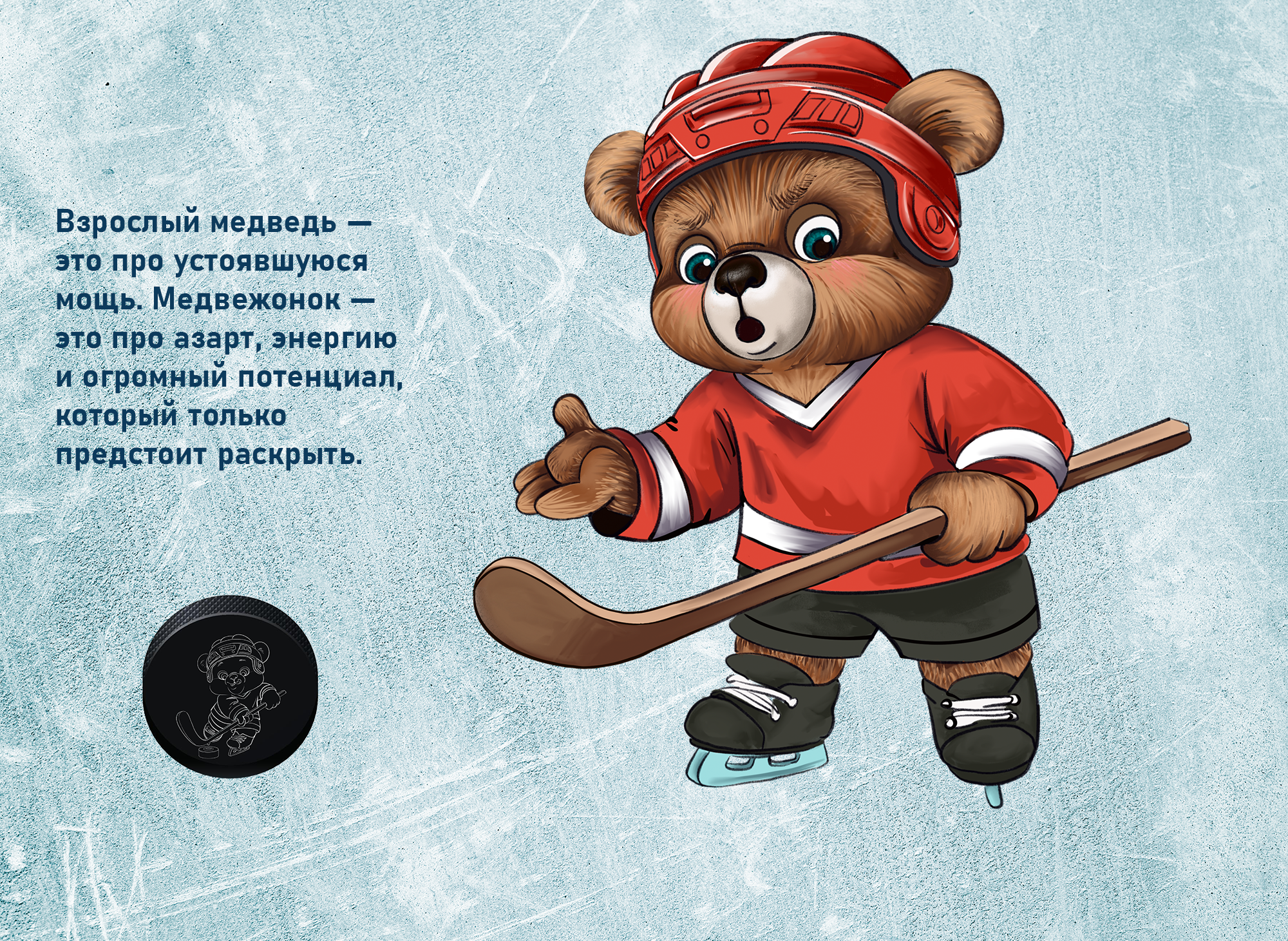 Маскот для хоккейной школы — Изображение №4 — Брендинг, Иллюстрация на Dprofile