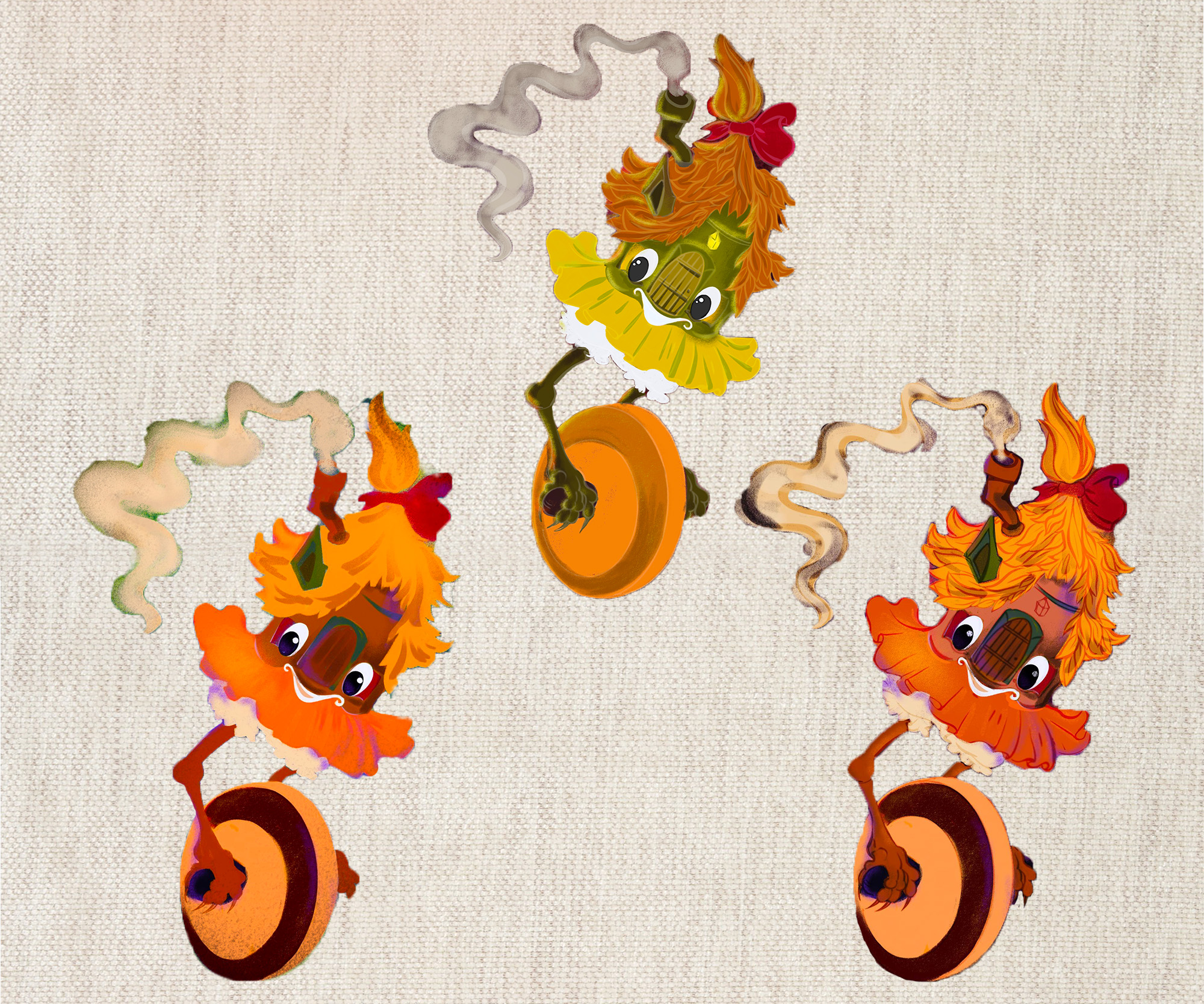 Маскот для парка развлечений  .. Сказочный аттракцион.. — Изображение №7 — Брендинг, Иллюстрация на Dprofile