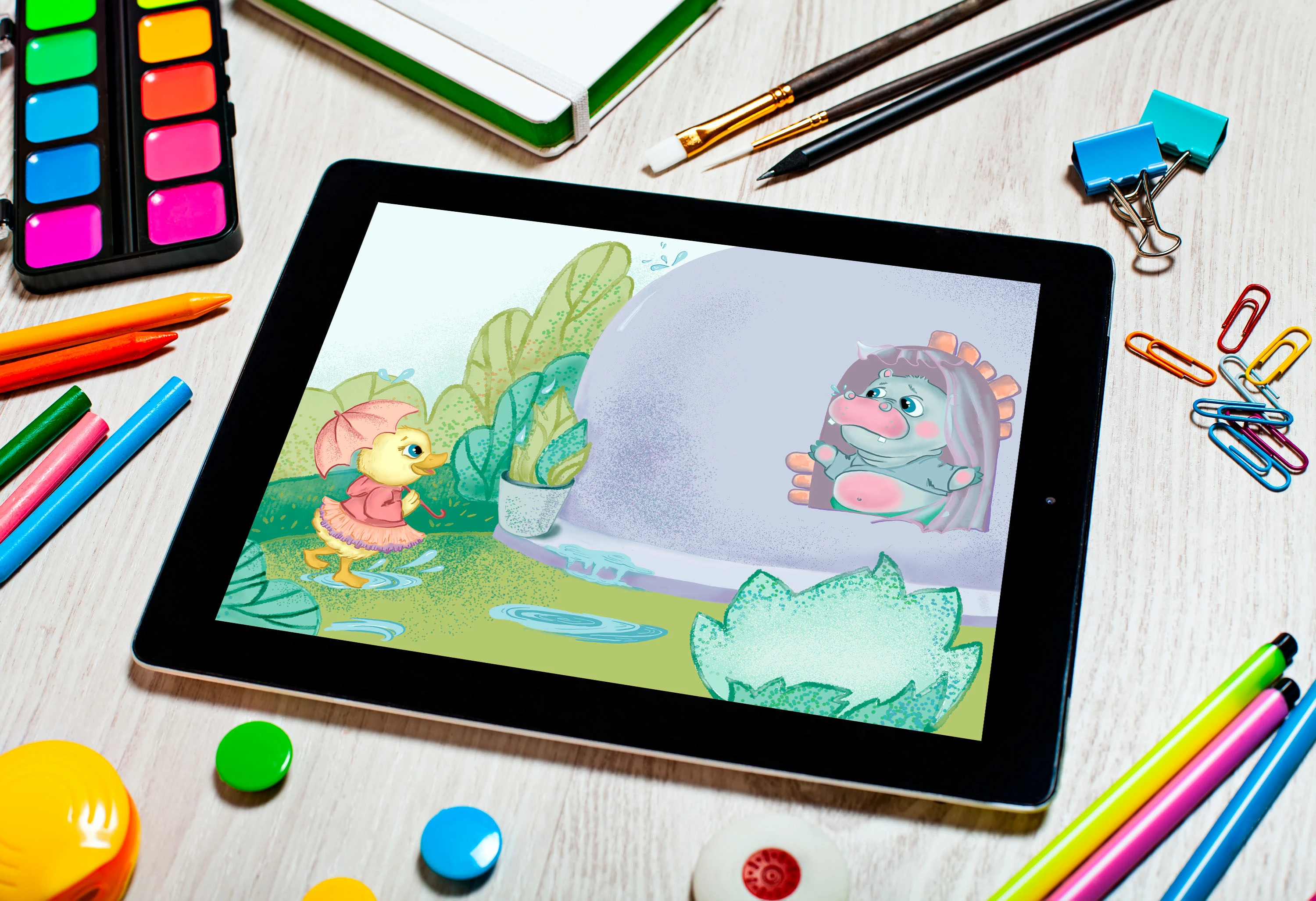 "Утя и Мотя", иллюстрации для книги Джонатана Лондона — Изображение №11 — Иллюстрация на Dprofile