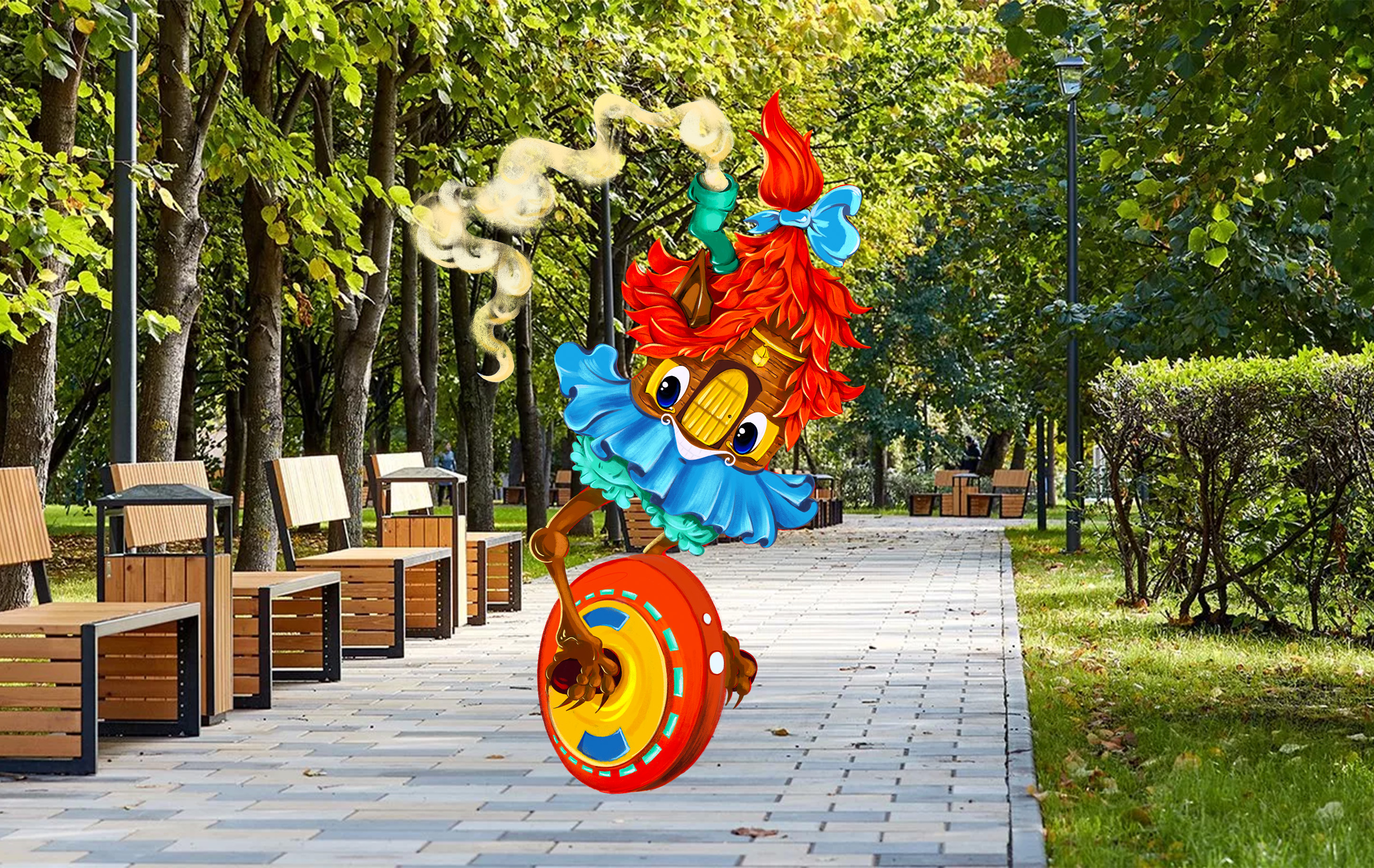 Маскот для парка развлечений  .. Сказочный аттракцион.. — Изображение №12 — Брендинг, Иллюстрация на Dprofile