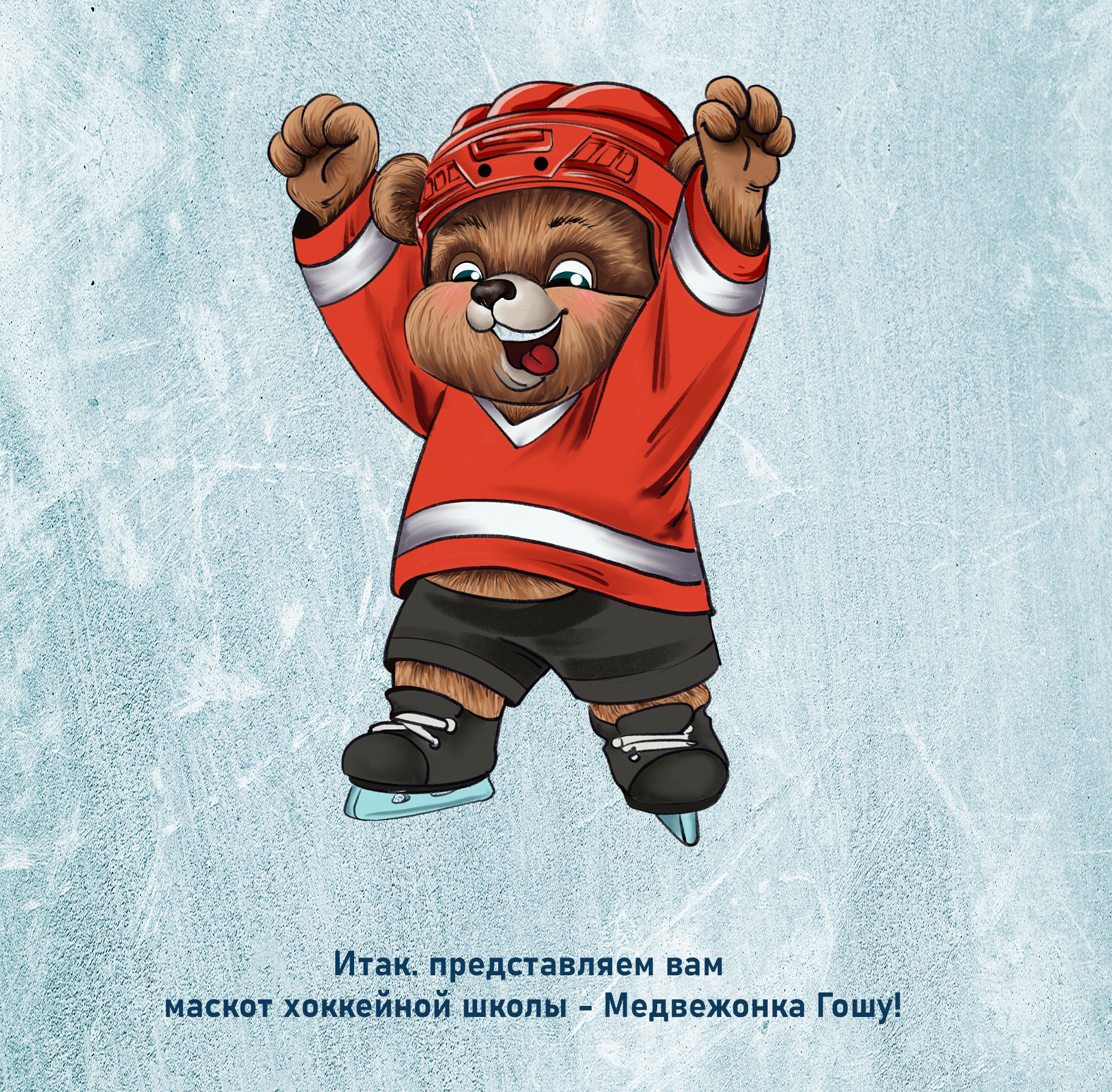 Маскот для хоккейной школы — Изображение №6 — Брендинг, Иллюстрация на Dprofile