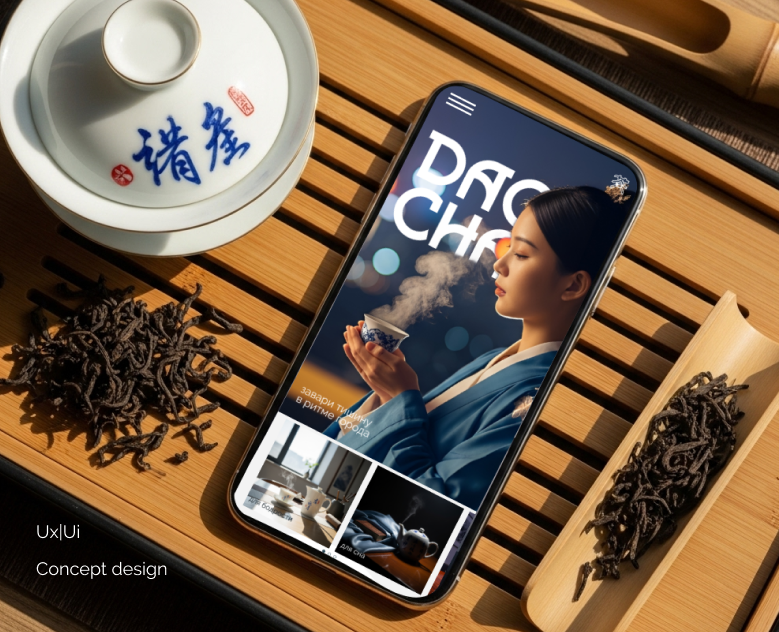 DAO CHA online shop — Интерфейсы, Промдизайн на Dprofile