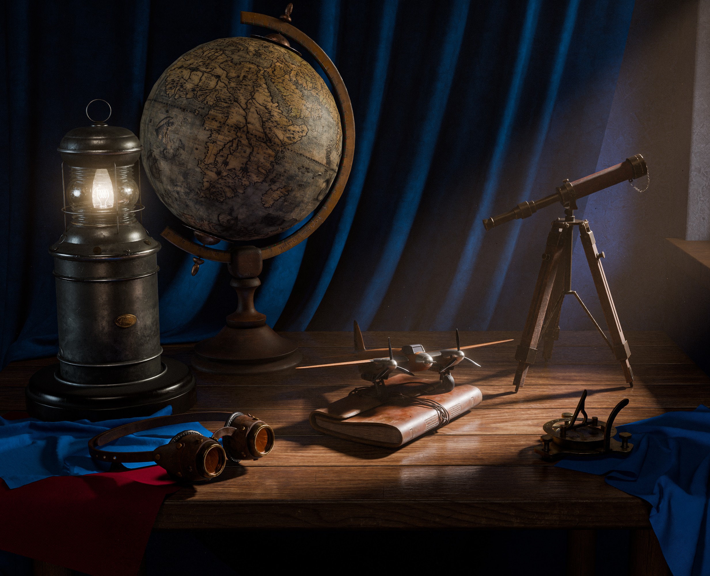 «Навстречу приключениям!» — Иллюстрация, 3D на Dprofile