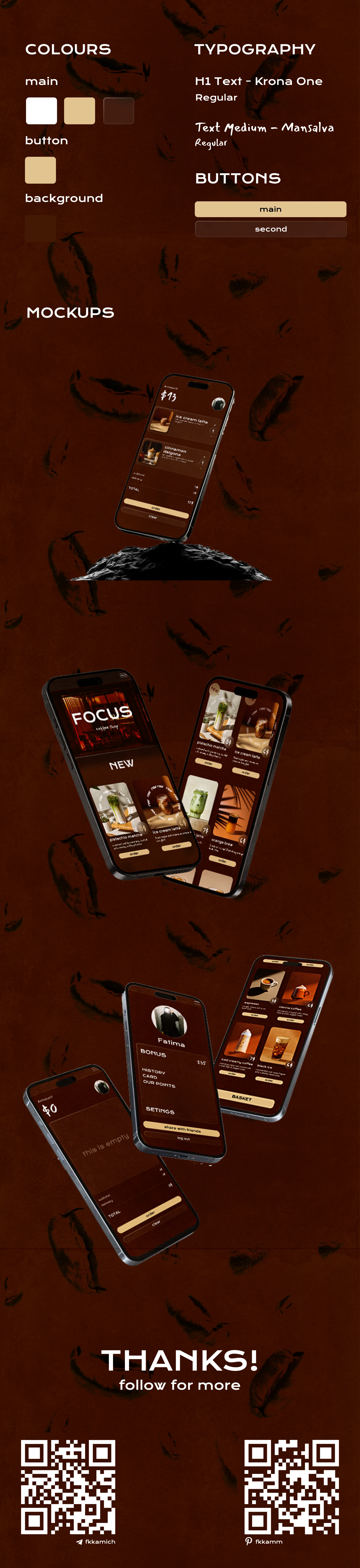 UI DESIGN APP | COFFEE HOUSE — Изображение №2 — Интерфейсы на Dprofile