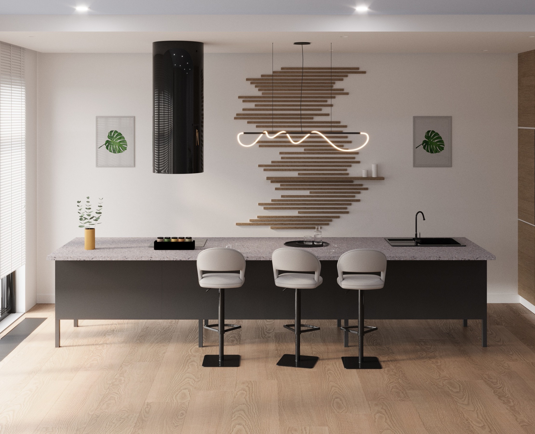 Кухня-гостинная на Dprofile