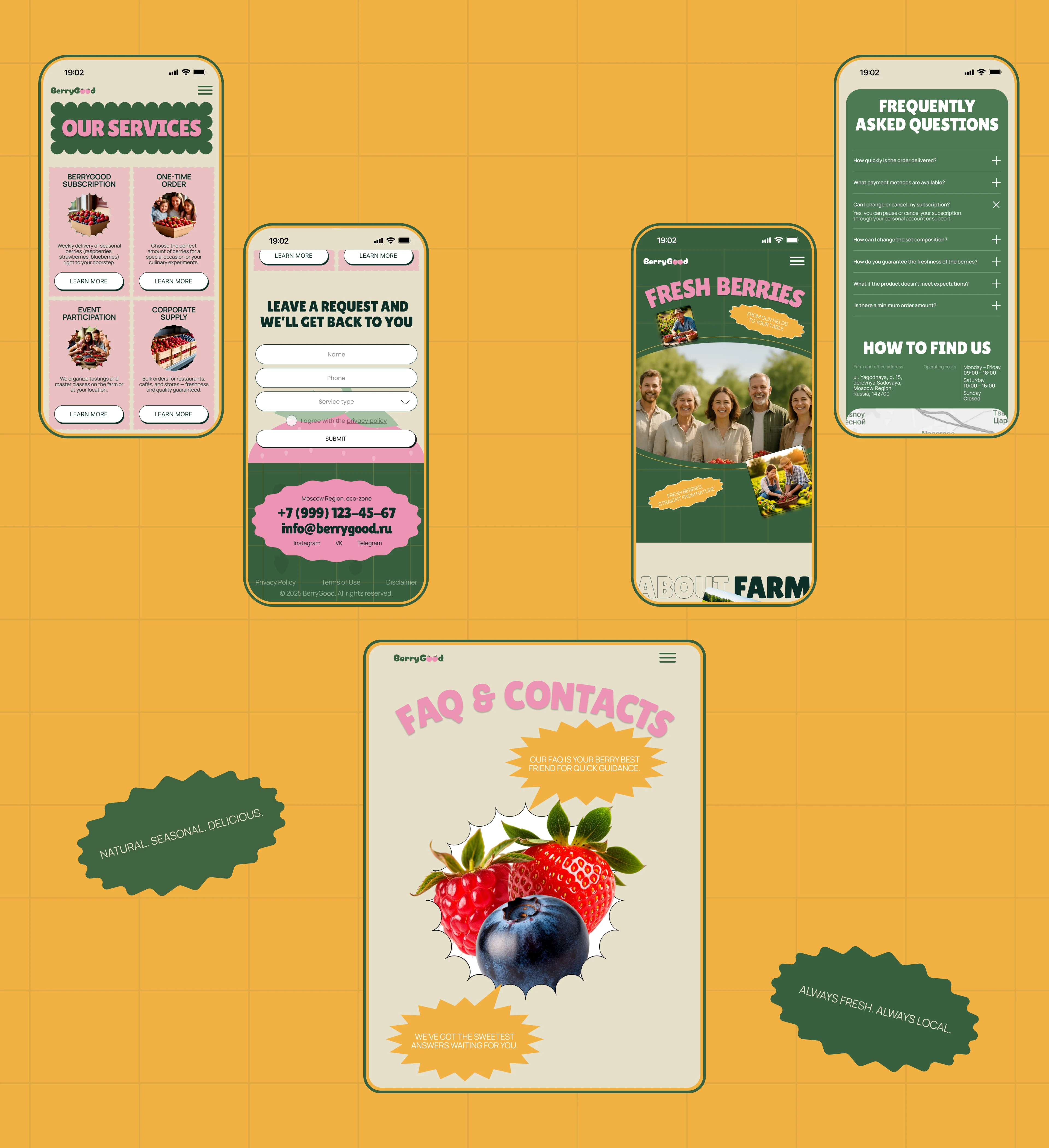 BERRY GOOD | Corporate website — Изображение №9 — Интерфейсы, Брендинг на Dprofile