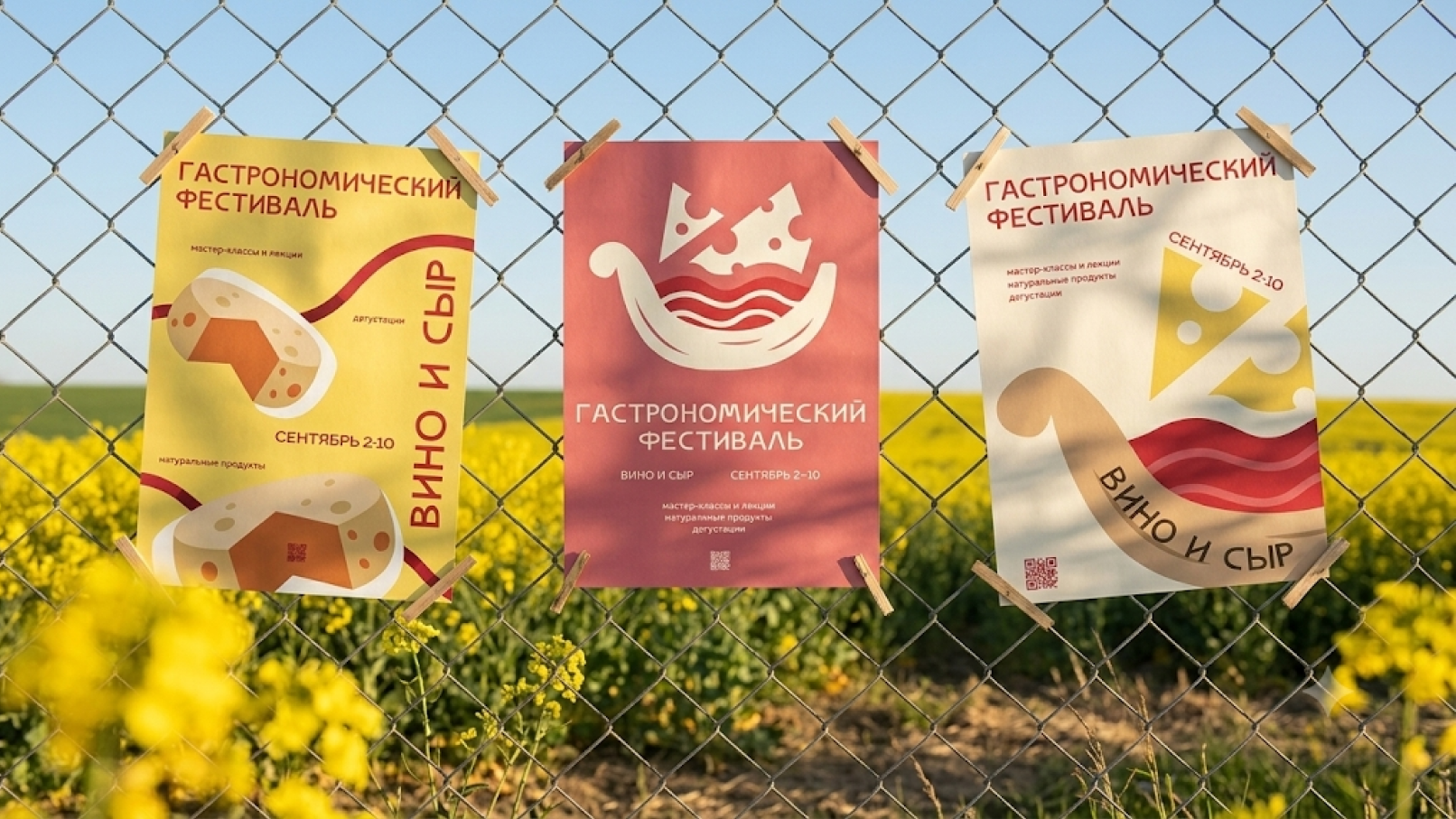 Фестиваль "Вино и сыр" — Изображение №3 — Брендинг, Графика на Dprofile