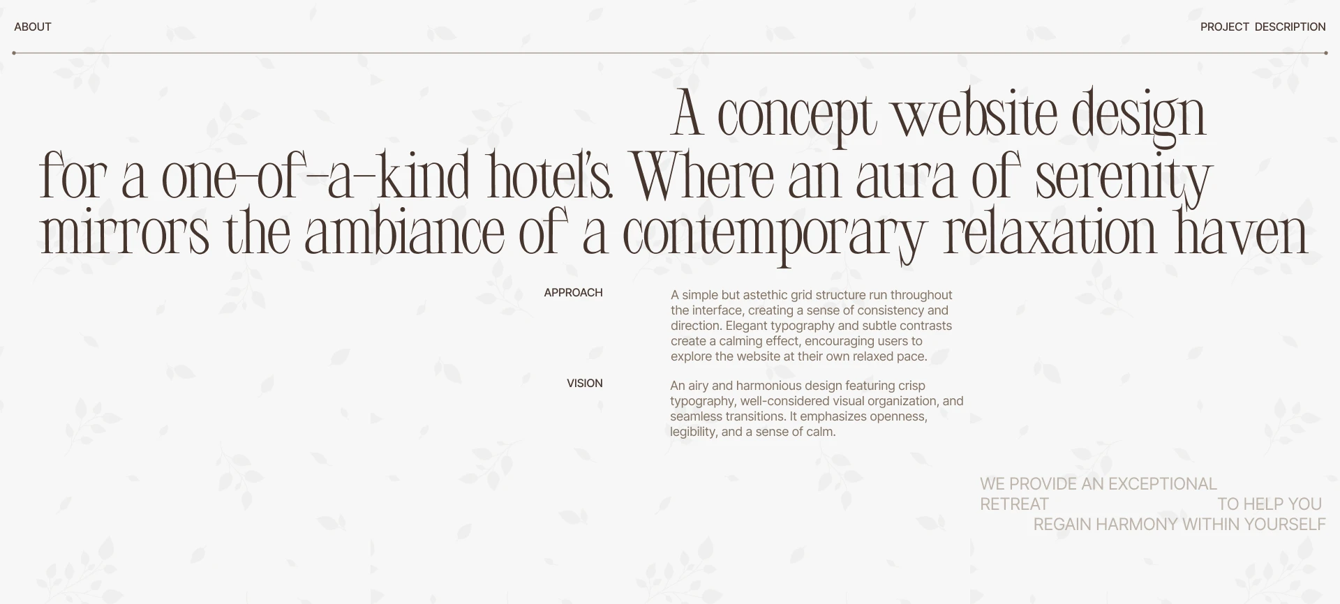 Shady Pines - one-of-a-kind forest hotel — Изображение №2 — Интерфейсы на Dprofile