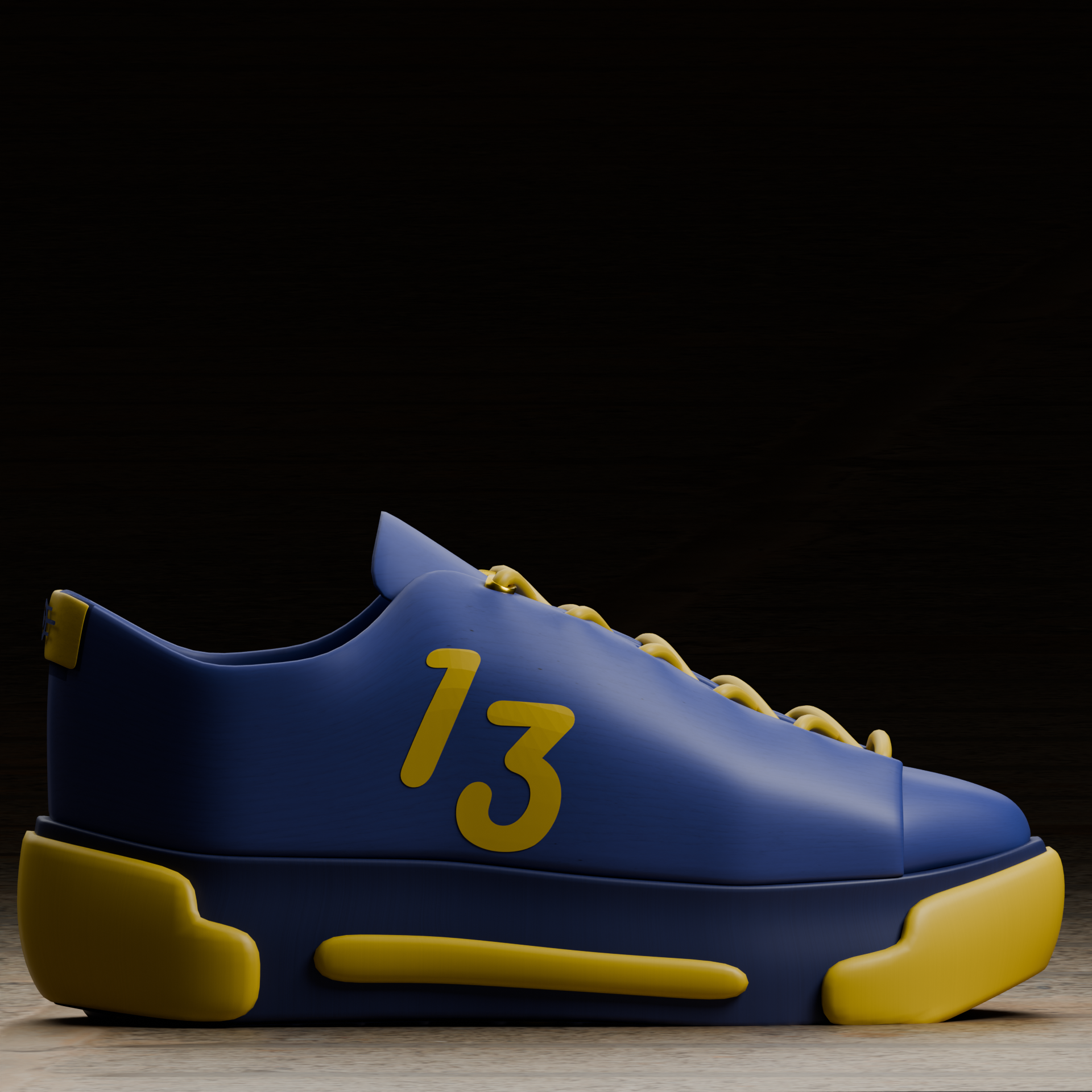 "Создание модели кроссовок" проект Яндекс Практикума — Изображение №2 — Иллюстрация, 3D на Dprofile