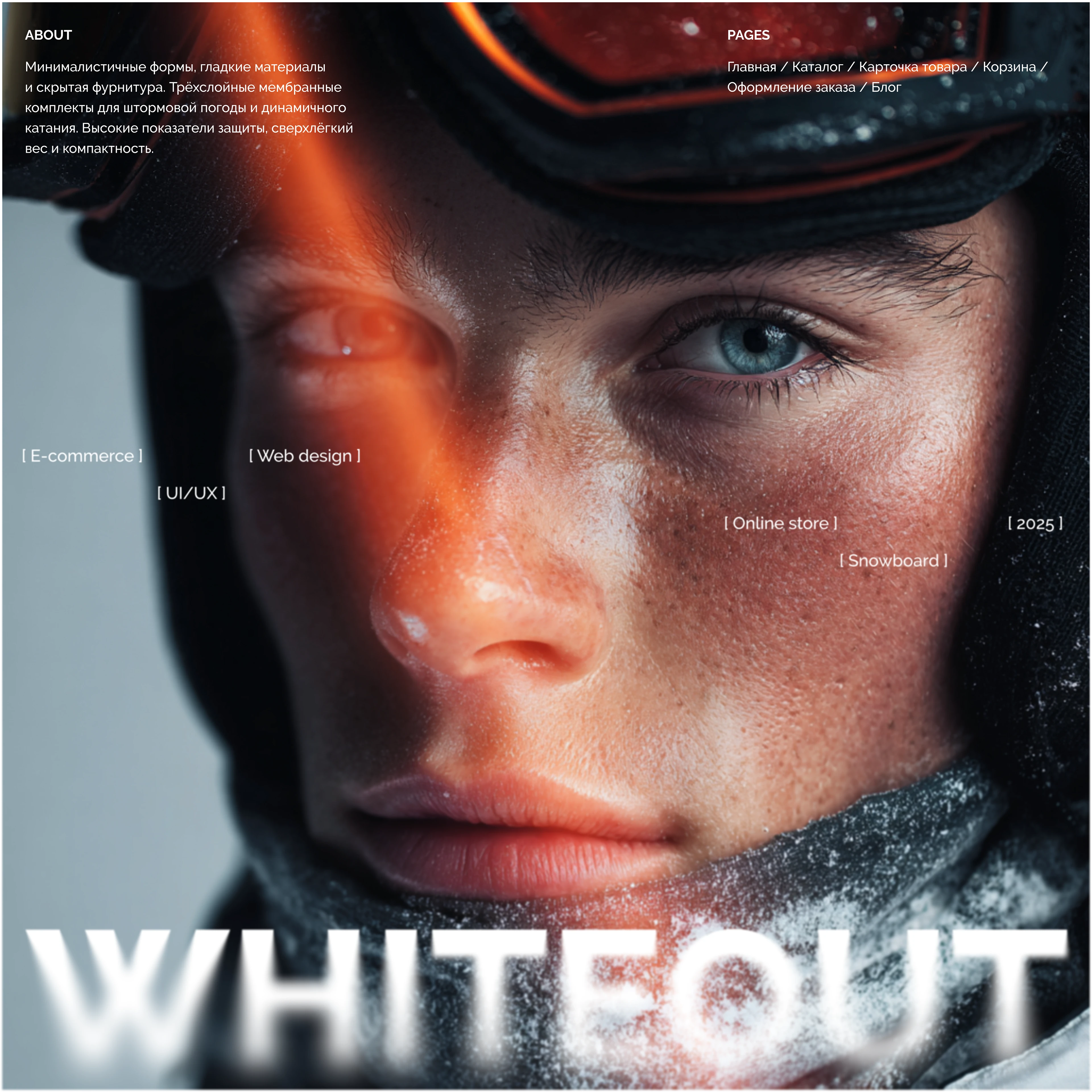 Snowboard online store — Изображение №1 — Интерфейсы на Dprofile