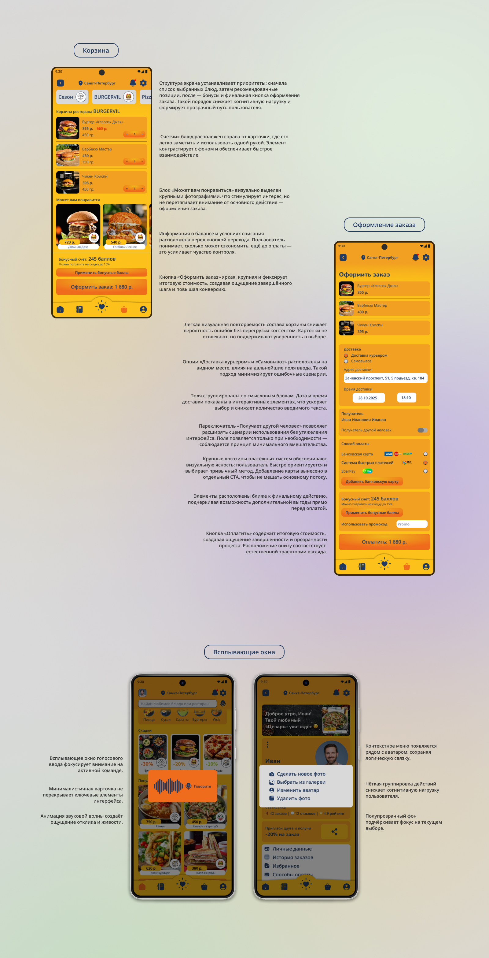 QuicMeal — Изображение №11 — Интерфейсы на Dprofile