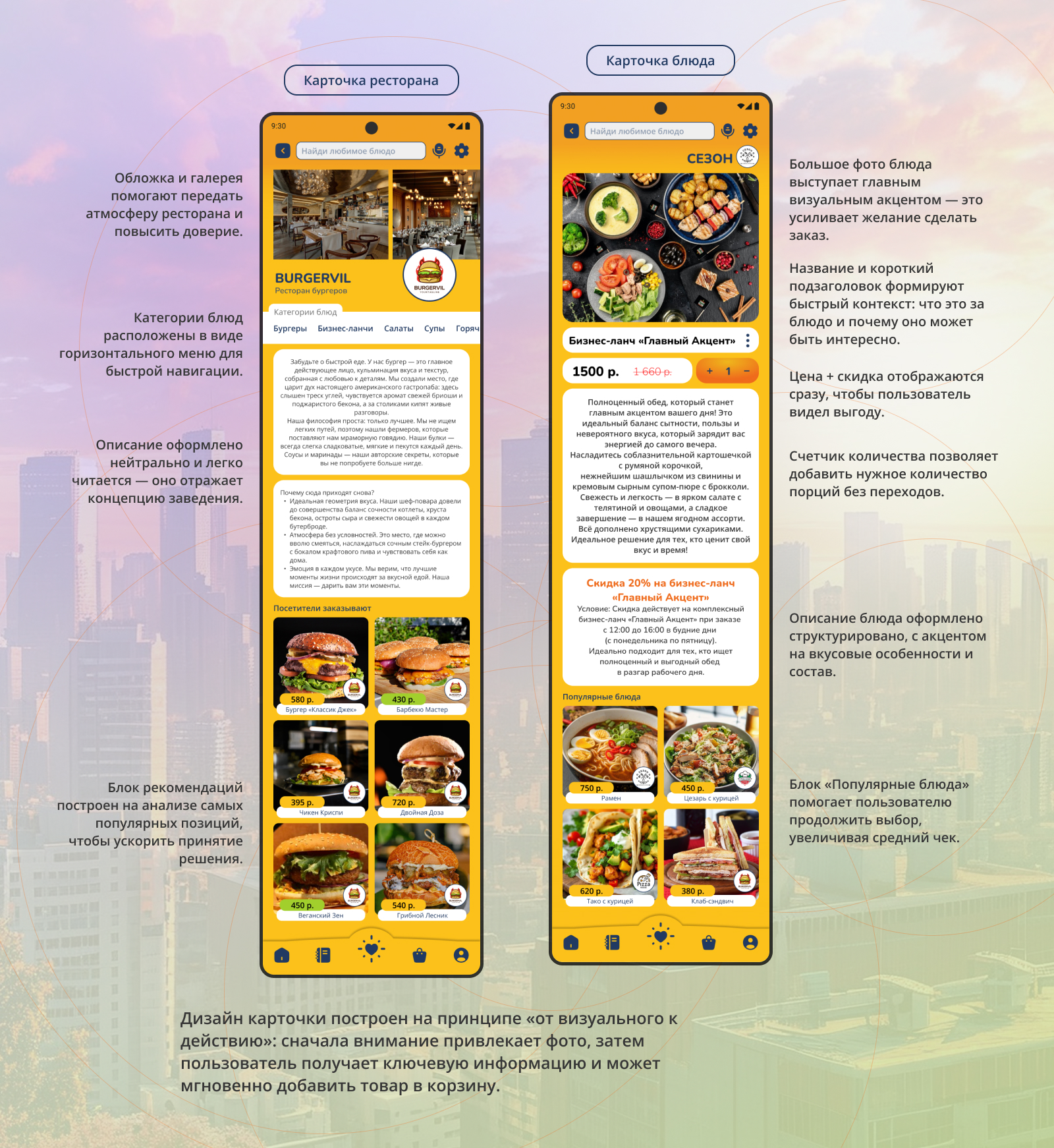 QuicMeal — Изображение №5 — Интерфейсы на Dprofile