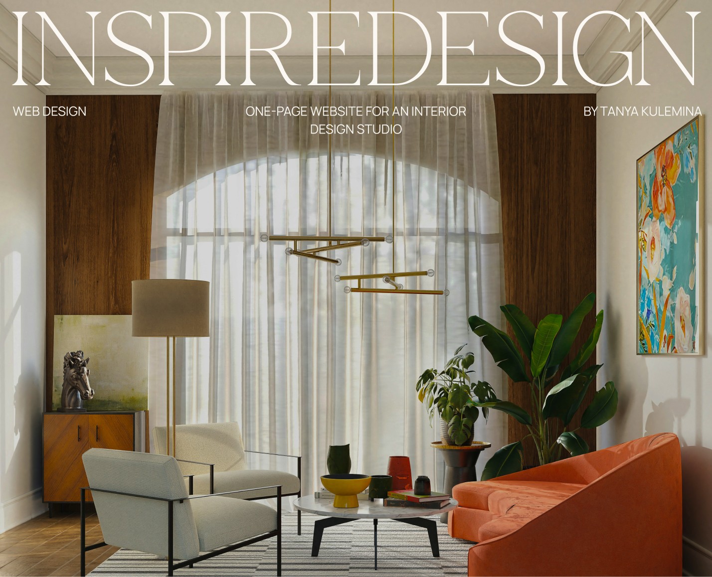 Website for interior design studio — Интерфейсы на Dprofile