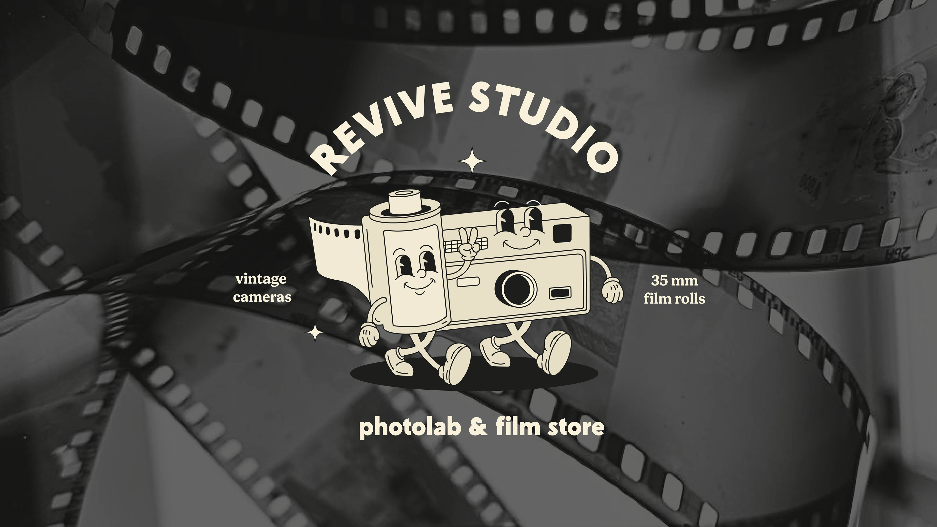 Фотолаборатория и магазин пленки | Логотип-маскот — Изображение №1 — Брендинг на Dprofile