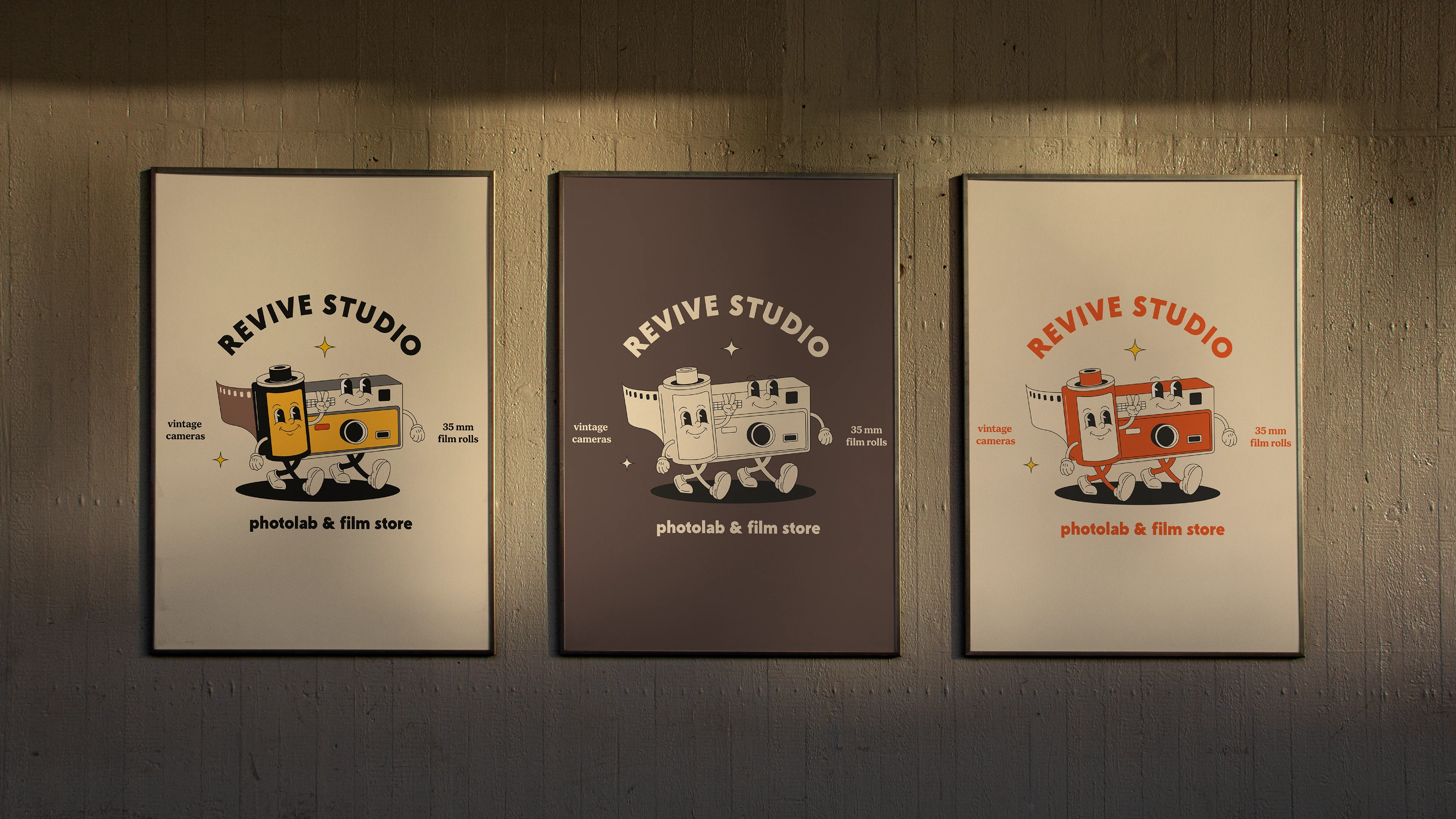 Фотолаборатория и магазин пленки | Логотип-маскот — Изображение №11 — Брендинг на Dprofile