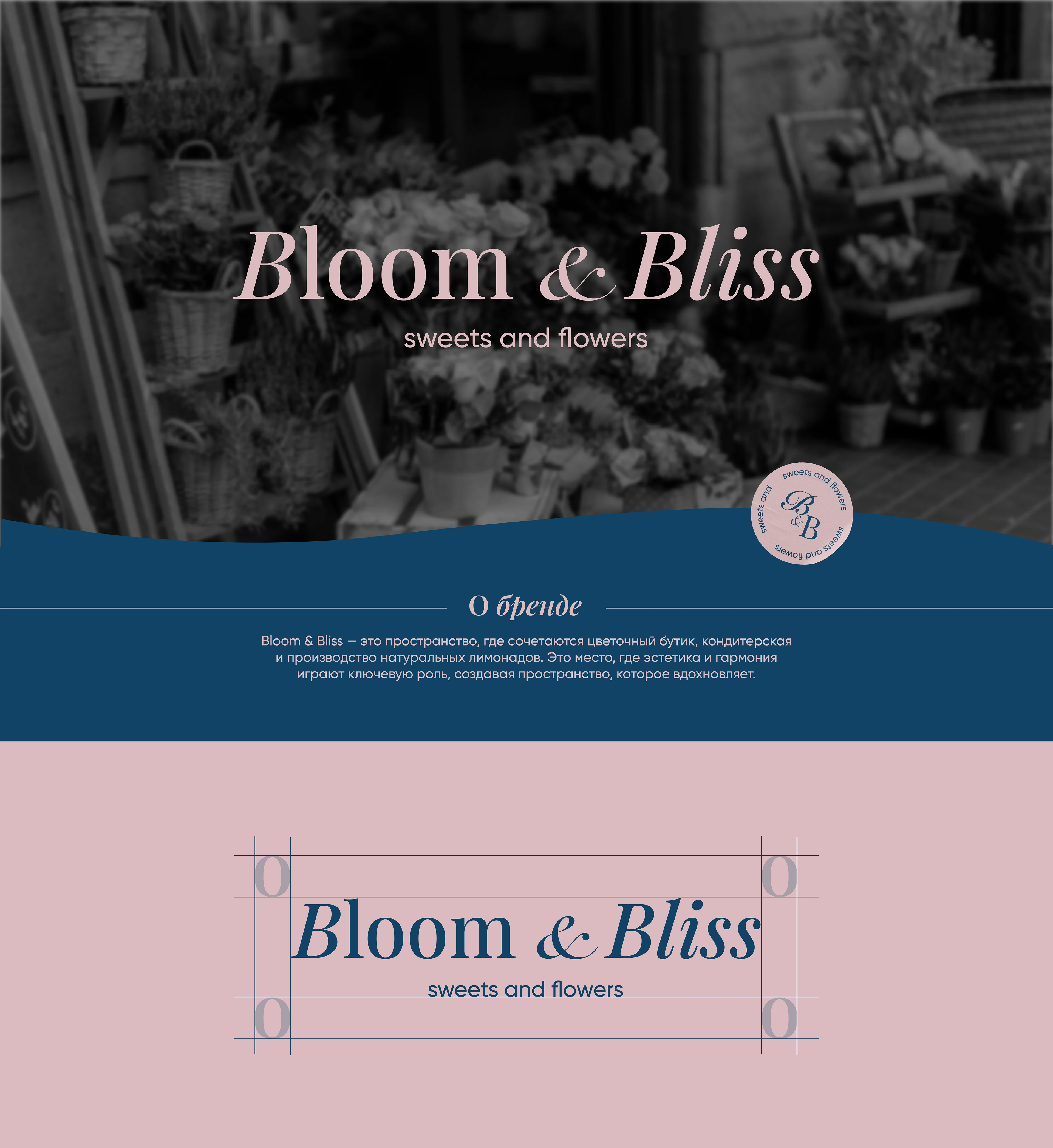 Фирменный стиль | Кондитерская и цветы | Bloom&Bliss — Изображение №1 — Брендинг, Графика на Dprofile