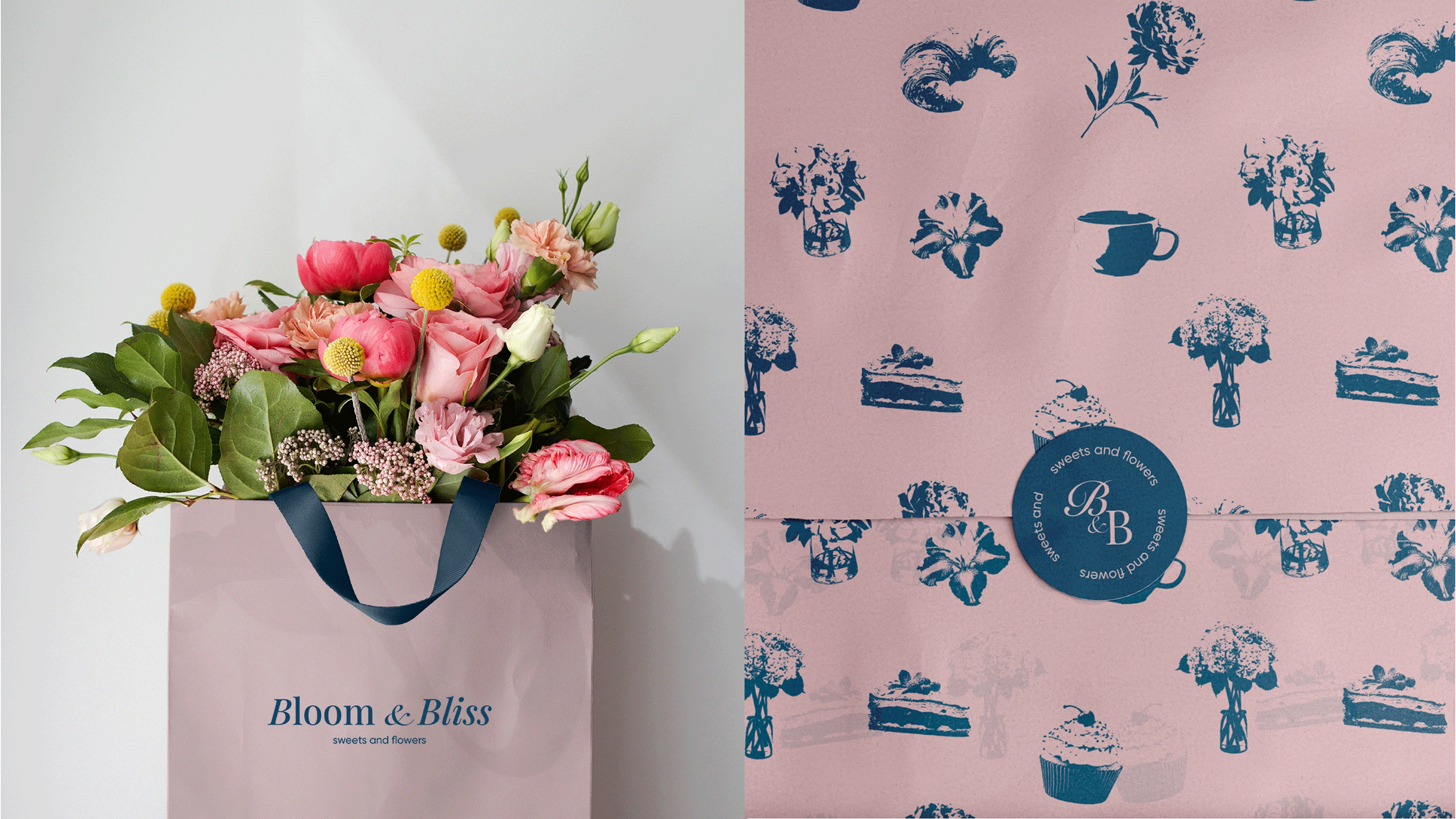 Фирменный стиль | Кондитерская и цветы | Bloom&Bliss — Изображение №6 — Брендинг, Графика на Dprofile