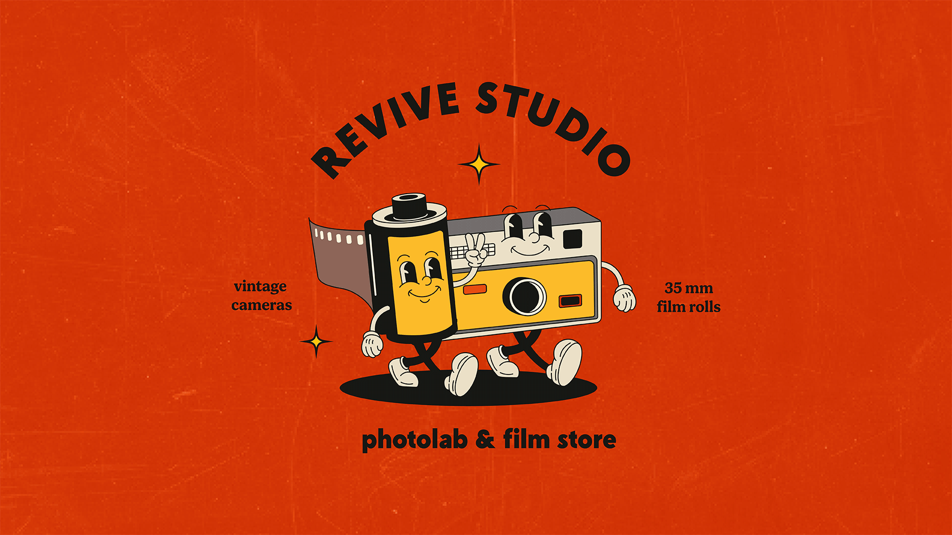 Фотолаборатория и магазин пленки | Логотип-маскот — Изображение №8 — Брендинг на Dprofile