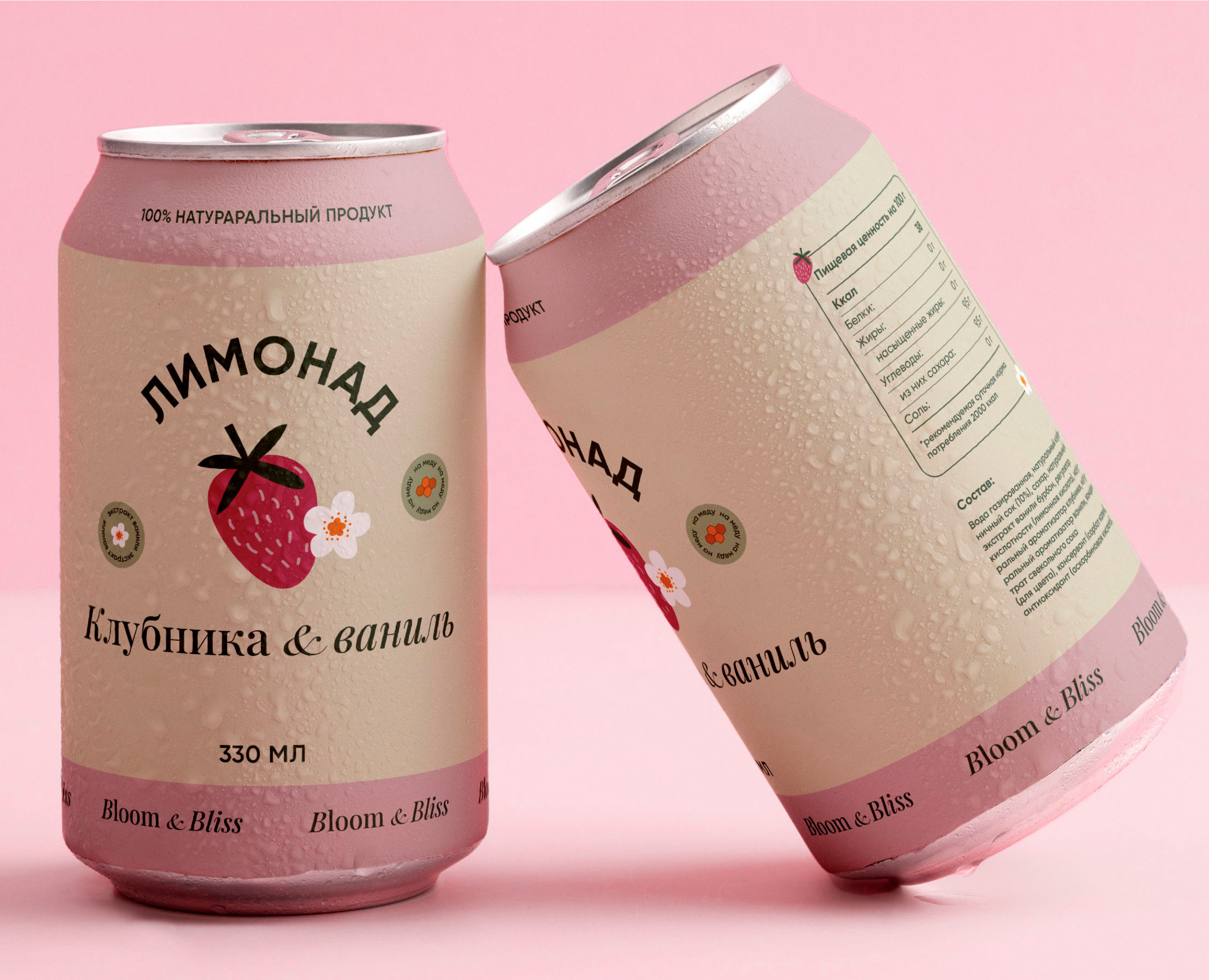 Дизайн этикетки для натуральных лимонадов — Брендинг, Графика на Dprofile