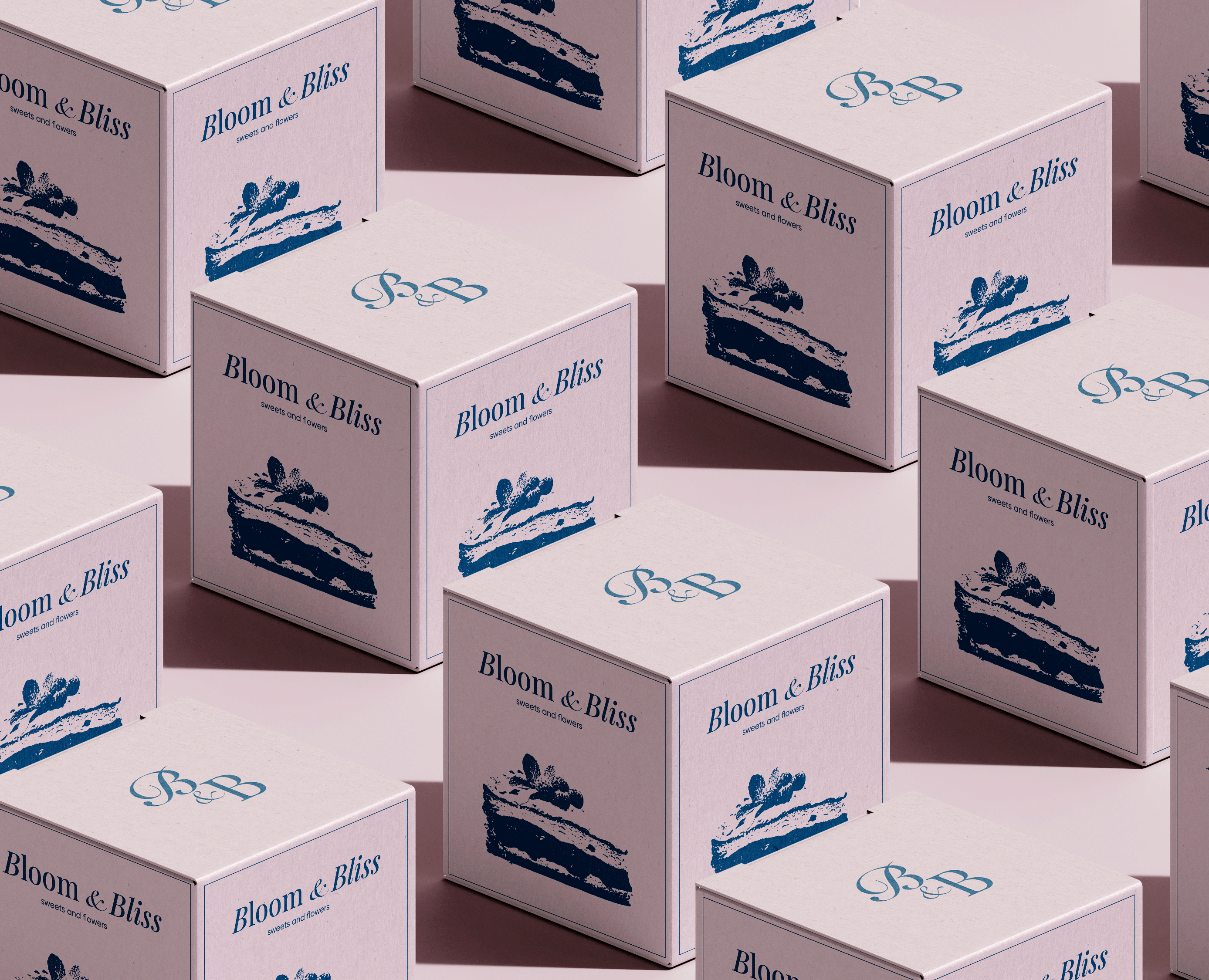 Фирменный стиль | Кондитерская и цветы | Bloom&Bliss — Брендинг, Графика на Dprofile