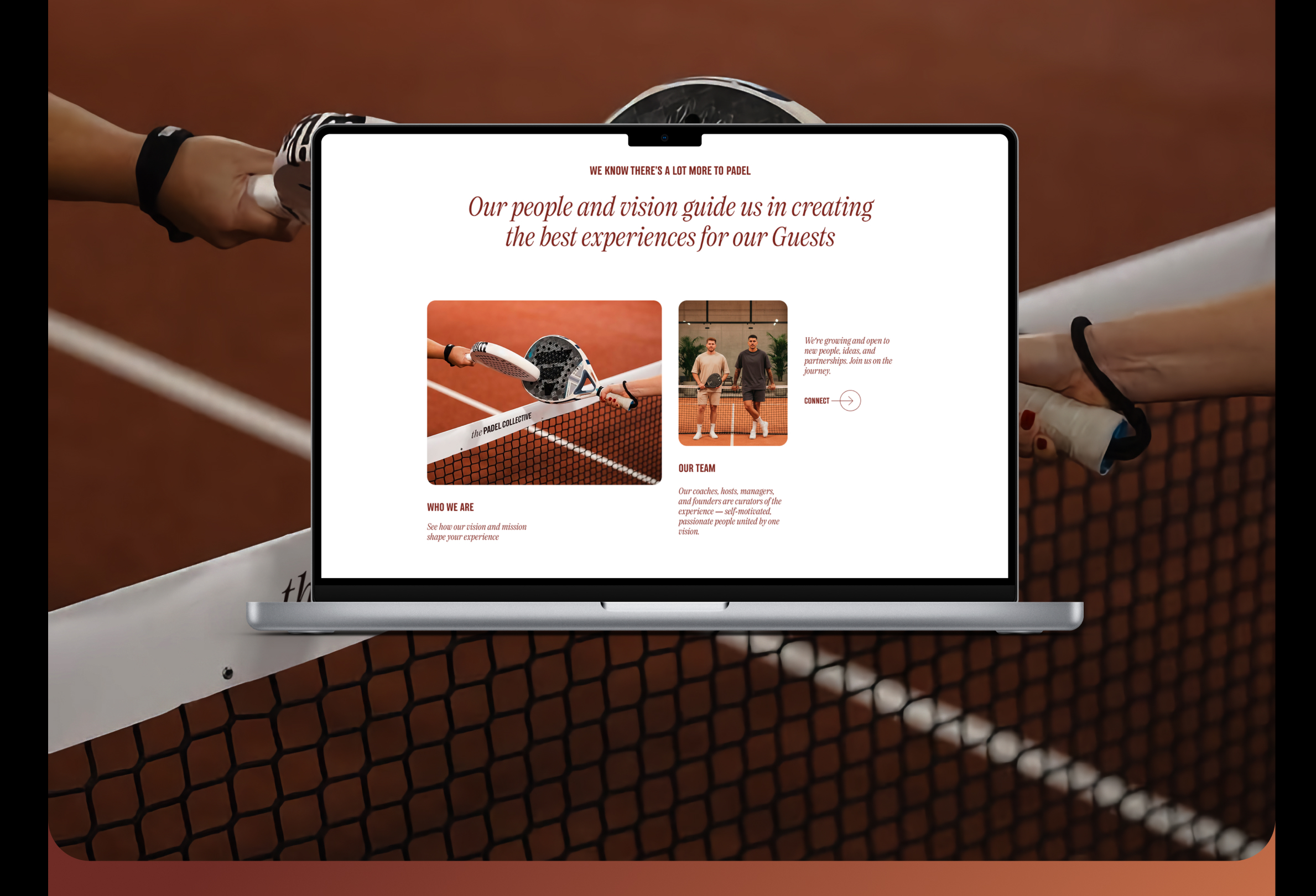 The Padel Collective - Теннисный клуб — Изображение №9 — Интерфейсы, 3D на Dprofile