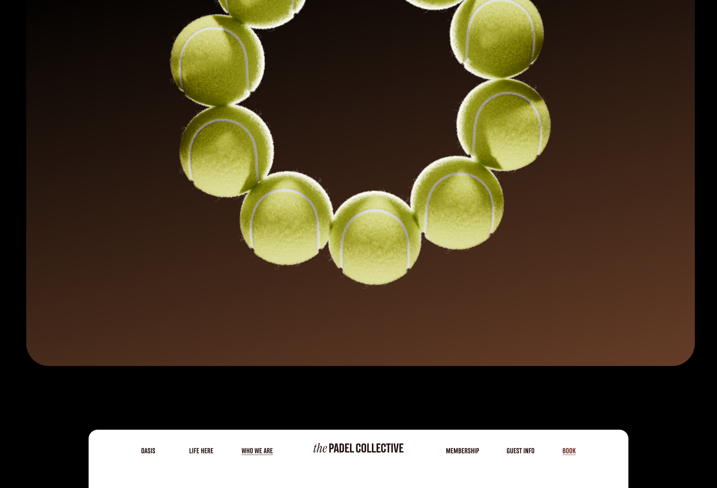 The Padel Collective - Теннисный клуб — Изображение №19 — Интерфейсы, 3D на Dprofile