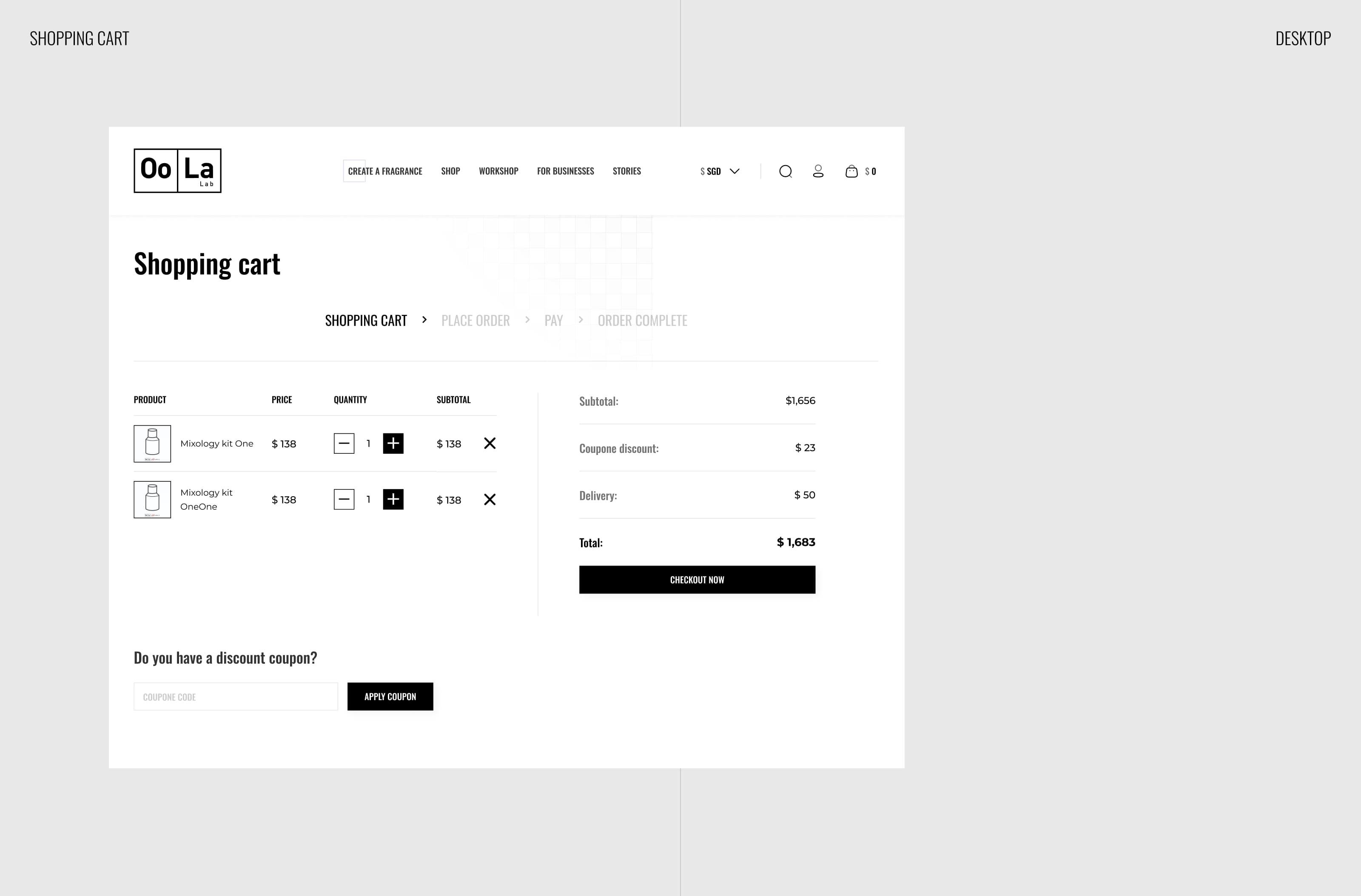 OoLaLab - Сингапурский интернет магазин духов — Изображение №10 — Интерфейсы на Dprofile