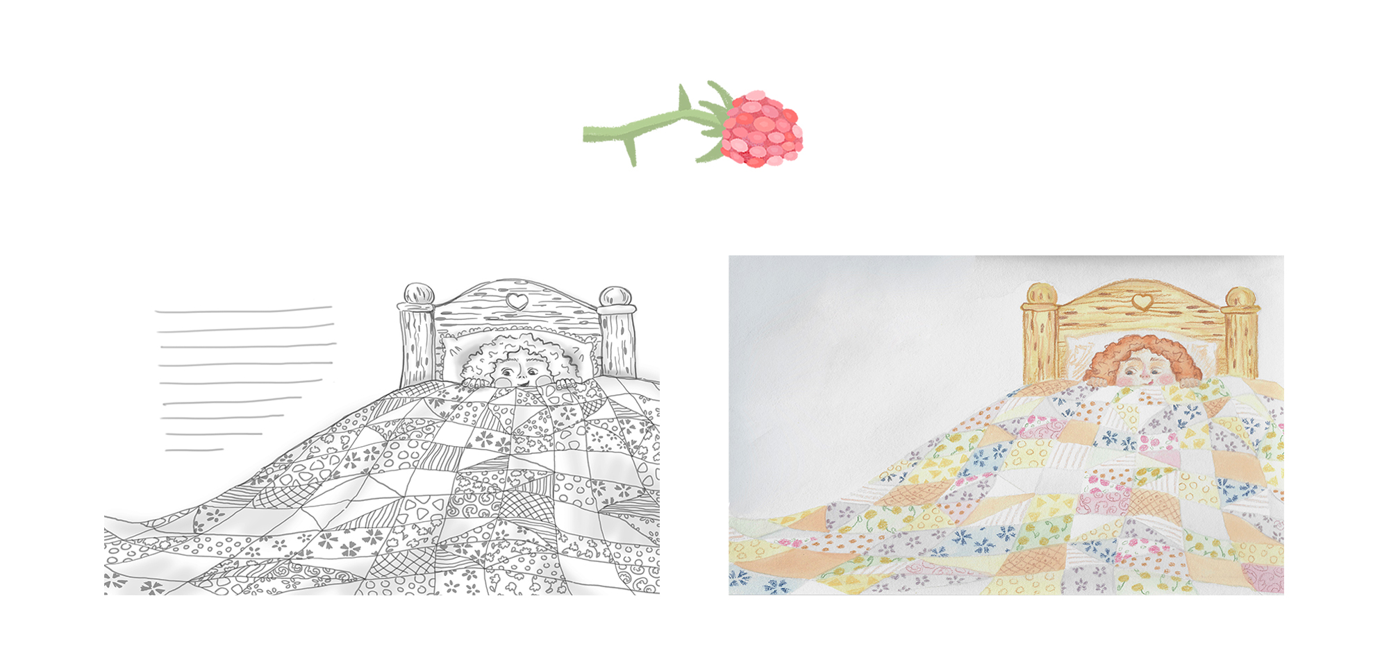 Иллюстрации для детской книги "Малиновое лето" — Изображение №8 — Иллюстрация, Графика на Dprofile