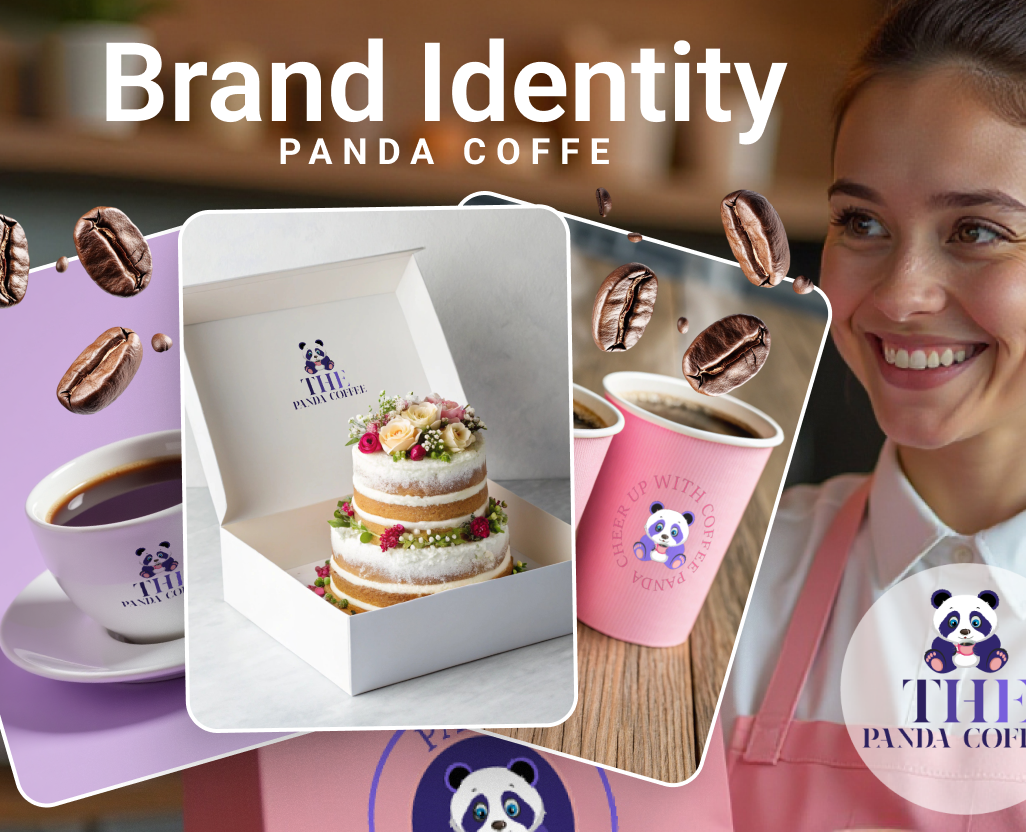Кофейня Panda Brand identity на Dprofile