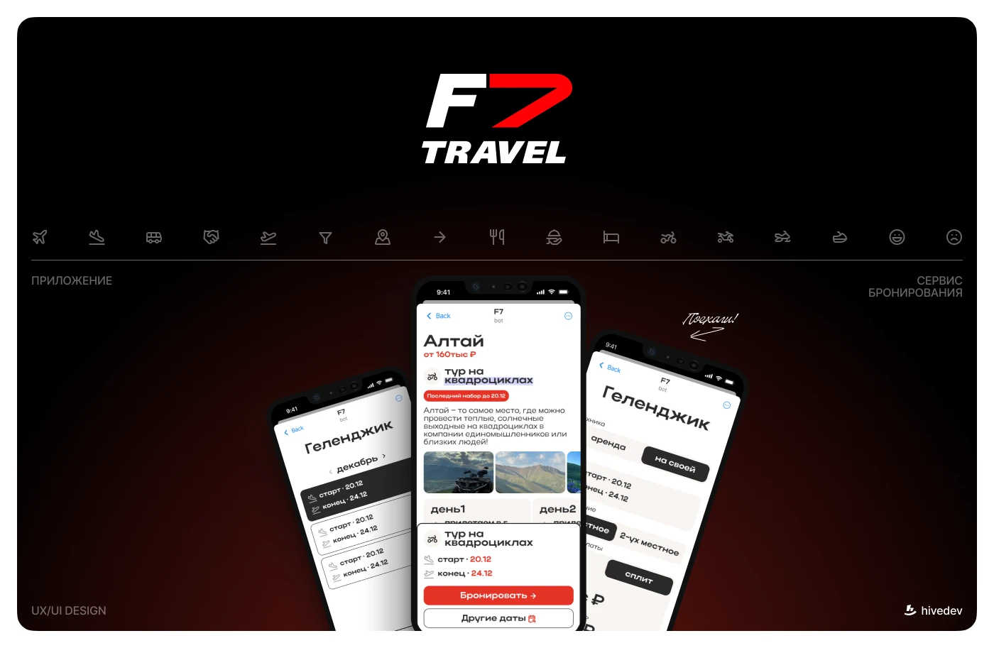 F7 travel - mobile app — Изображение №1 — Интерфейсы на Dprofile
