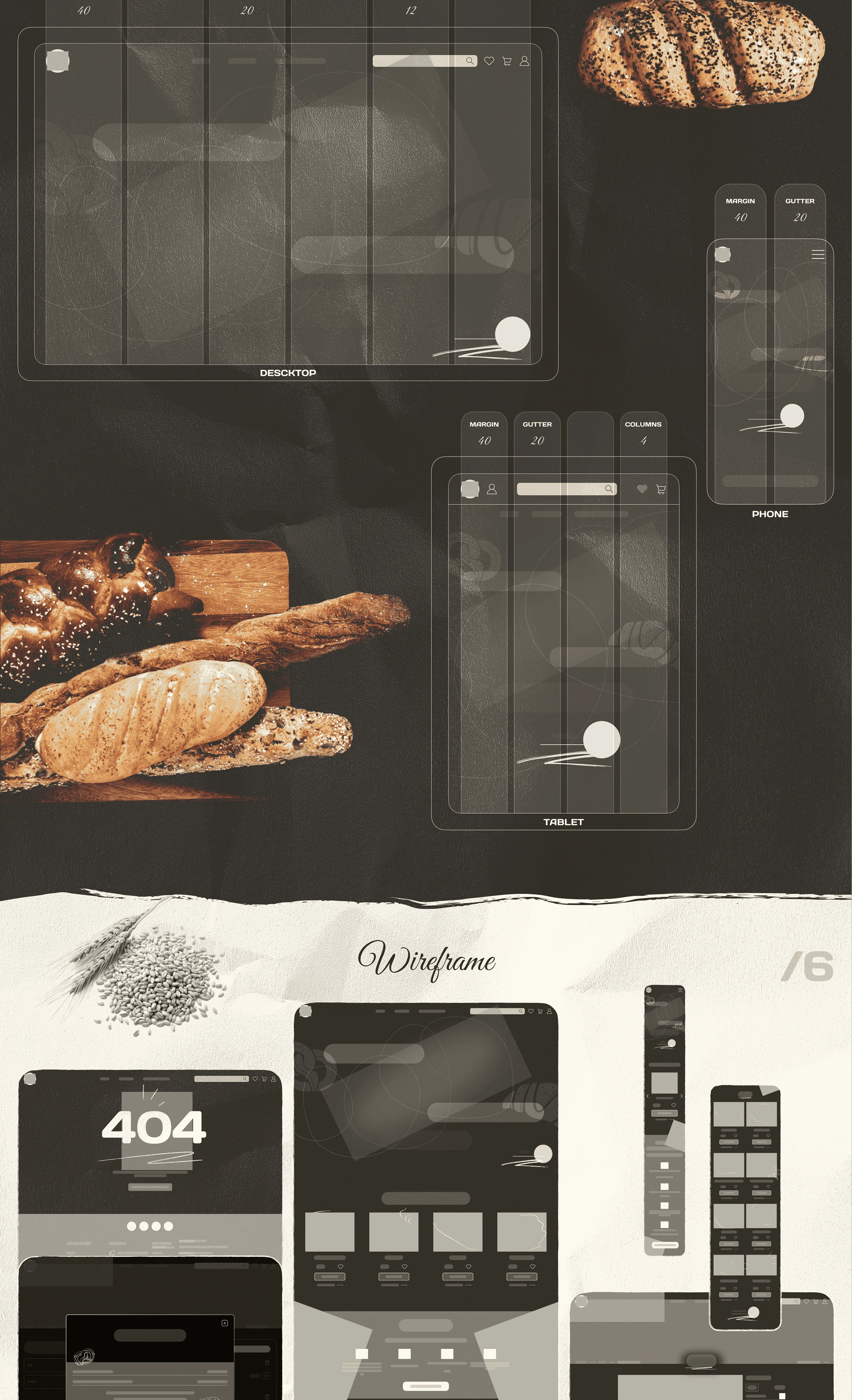 Интернет-магазин пекарни с доставкой традиционного хлеба — Изображение №3 — Интерфейсы на Dprofile