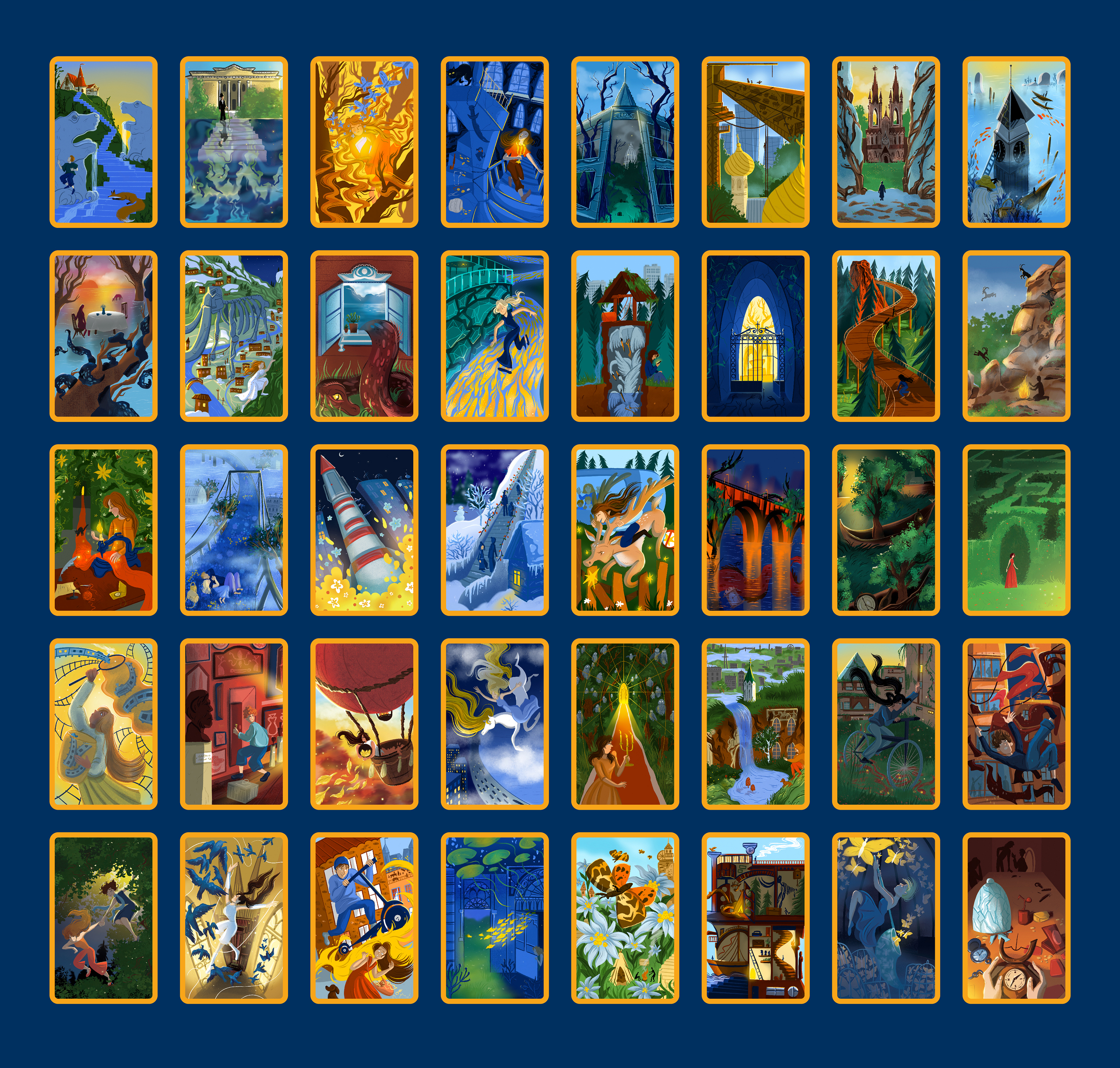 Метафорические ассоциативные карты "Ларец историй" — Изображение №4 — Иллюстрация, Графика на Dprofile