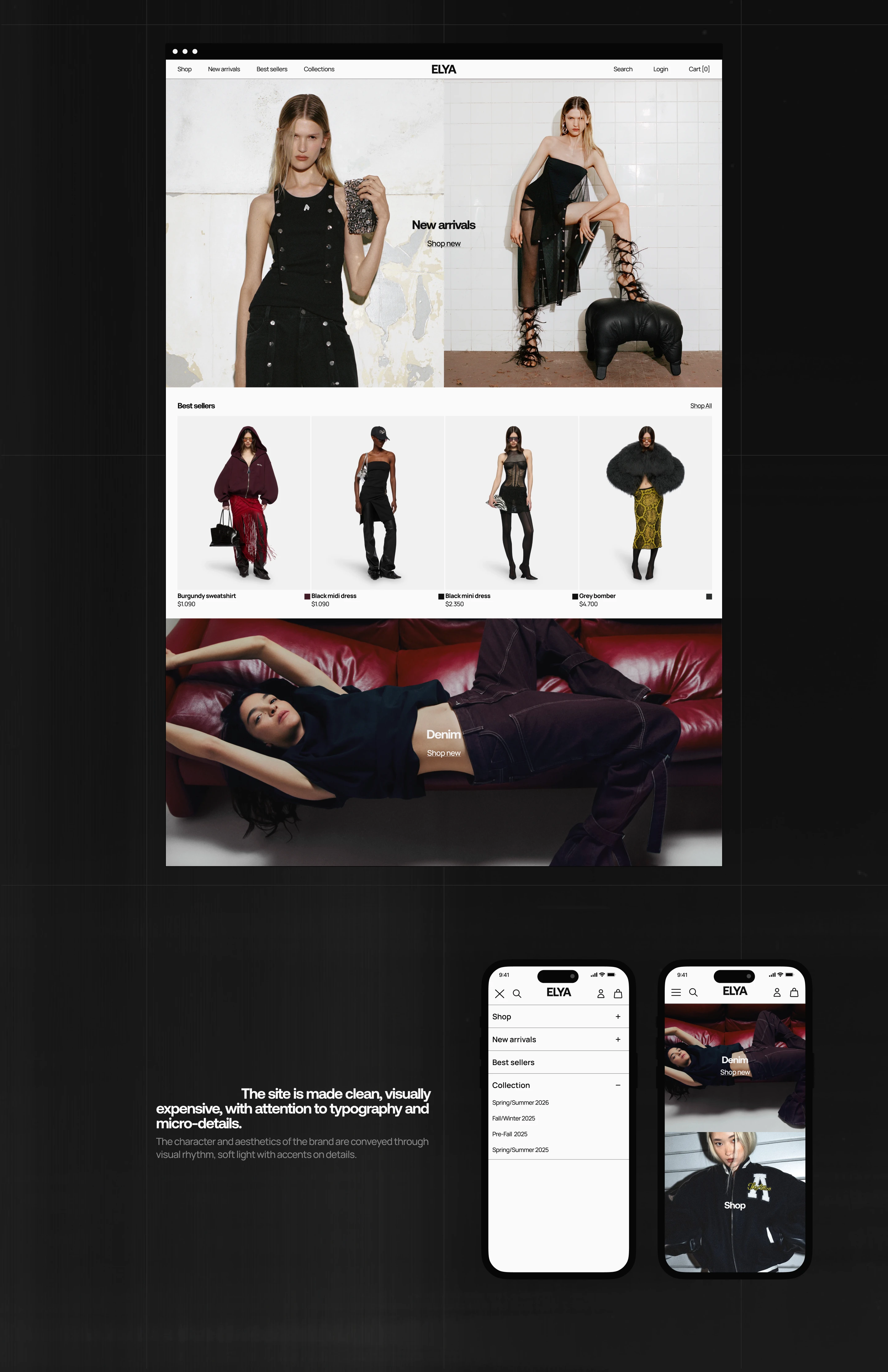 ELYA | E-commerce | Website | UI/UX | Online Shop — Изображение №5 — Интерфейсы на Dprofile